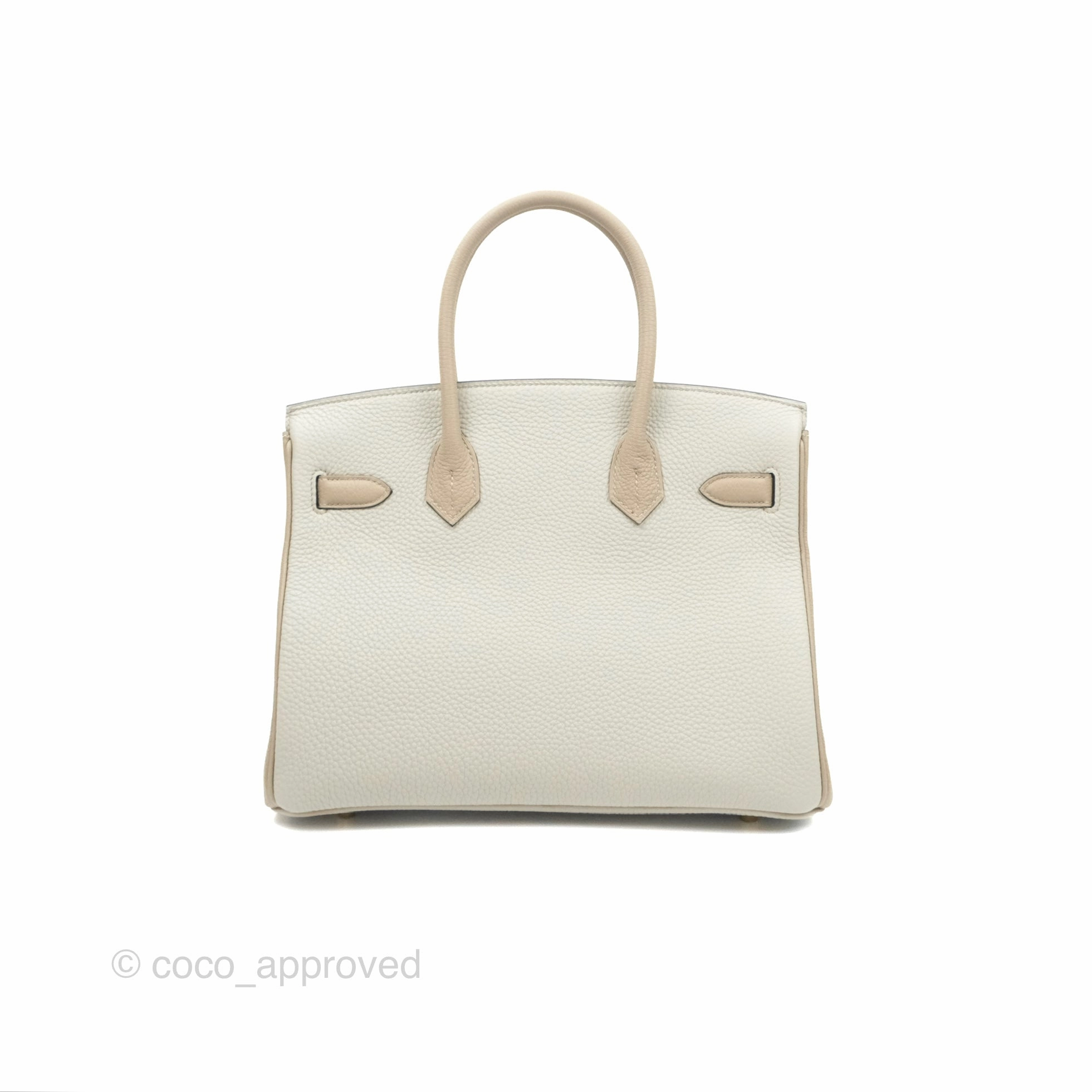 Herms Birkin 30 Retourne Togo Gold Hardware HSS Gris Perle 80 Gris Tourterelle