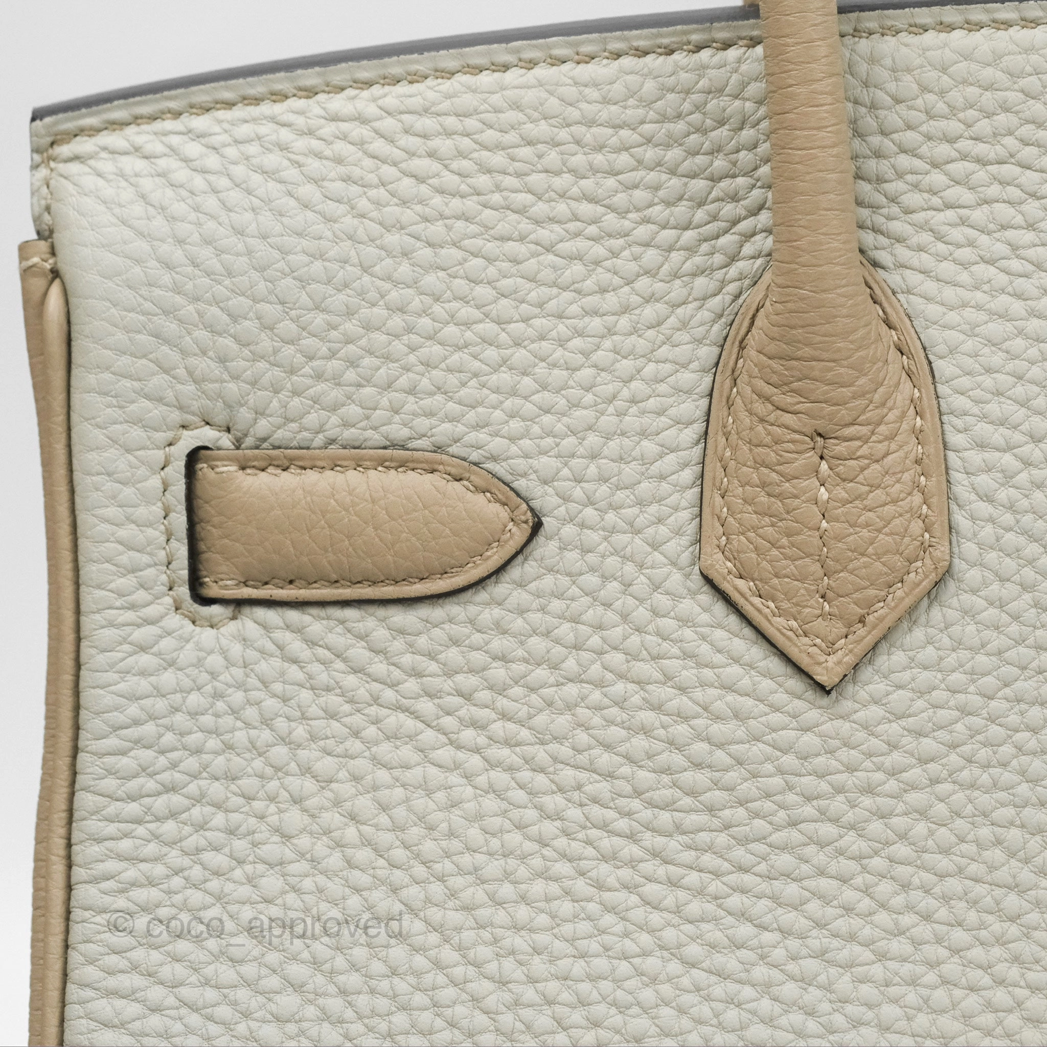 Herms Birkin 30 Retourne Togo Gold Hardware HSS Gris Perle 80 Gris Tourterelle