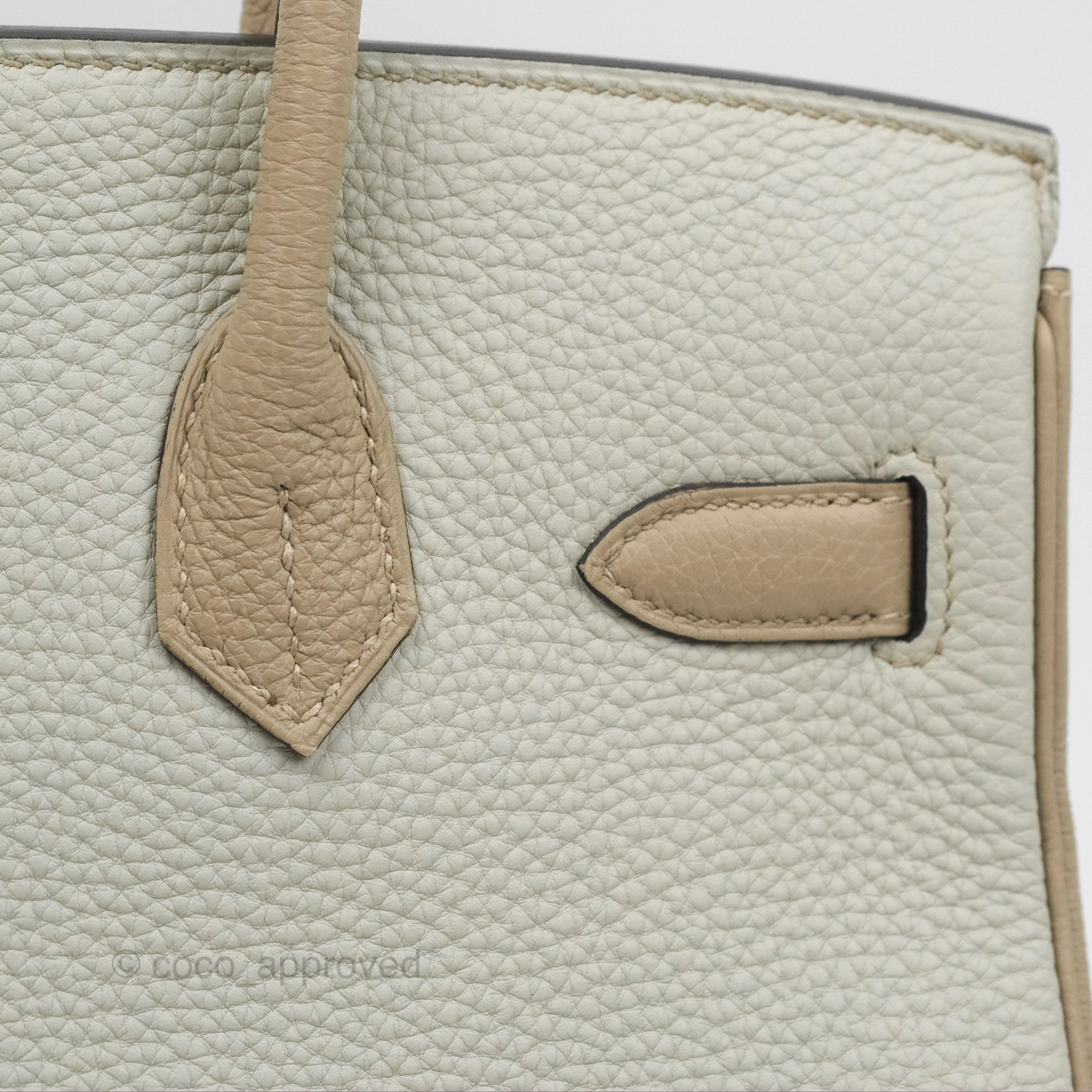 Herms Birkin 30 Retourne Togo Gold Hardware HSS Gris Perle 80 Gris Tourterelle