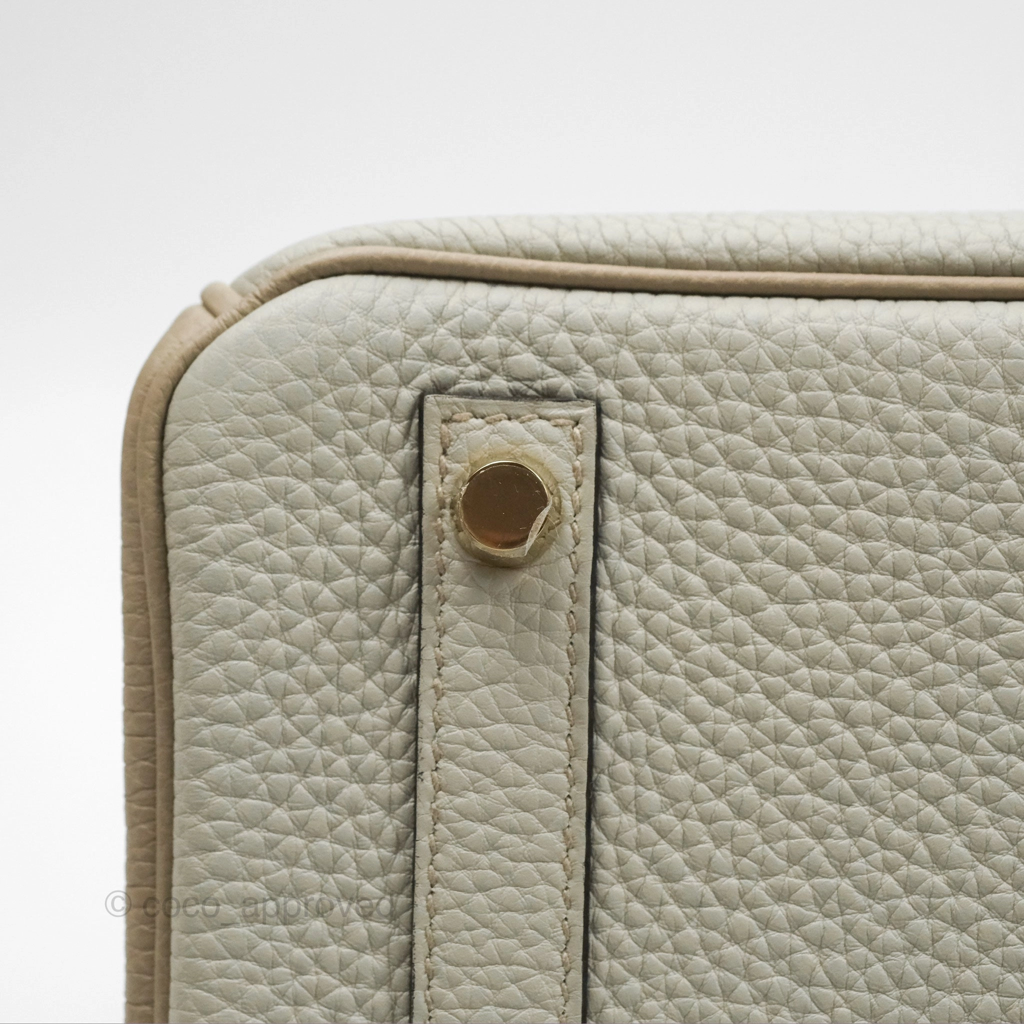 Herms Birkin 30 Retourne Togo Gold Hardware HSS Gris Perle 80 Gris Tourterelle