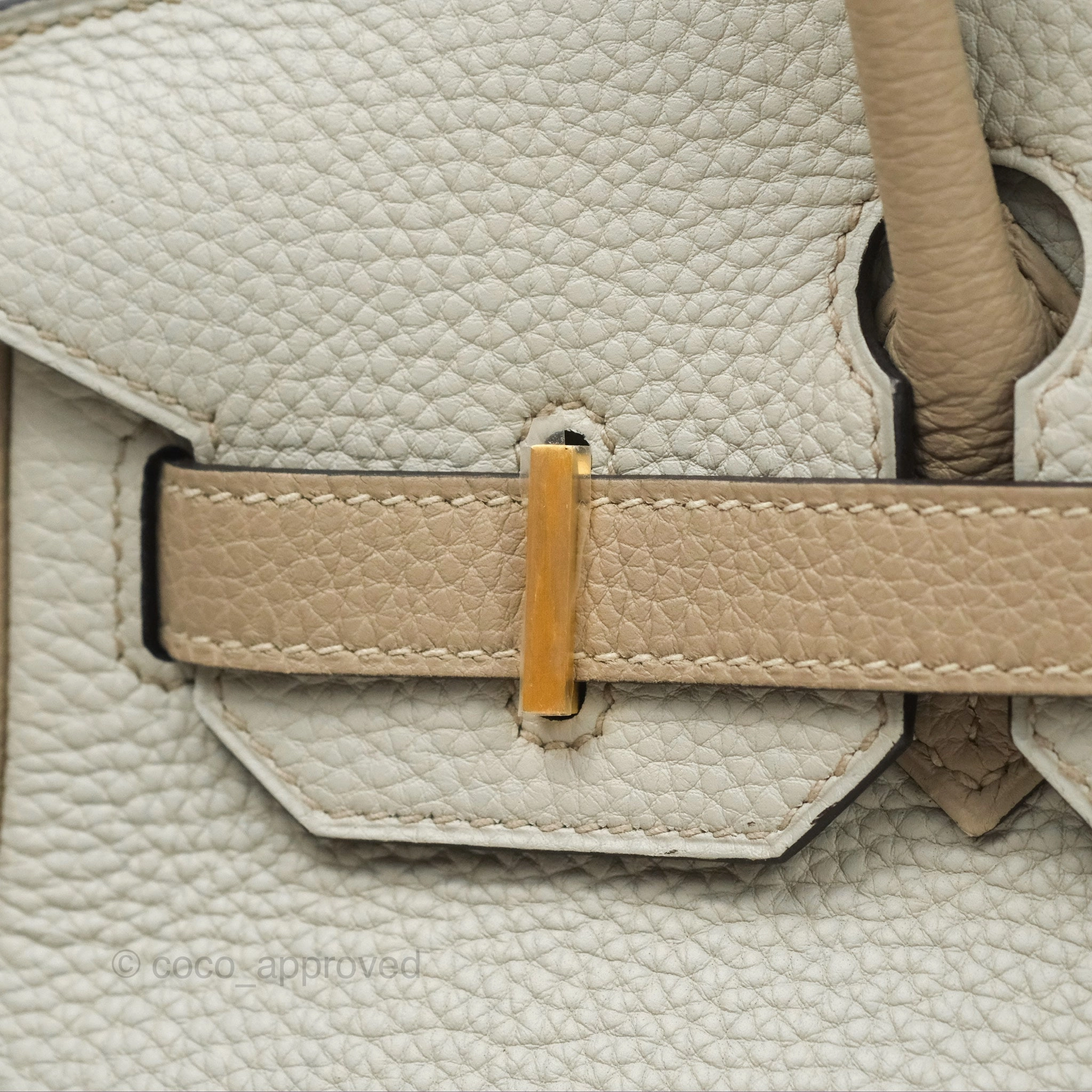 Herms Birkin 30 Retourne Togo Gold Hardware HSS Gris Perle 80 Gris Tourterelle