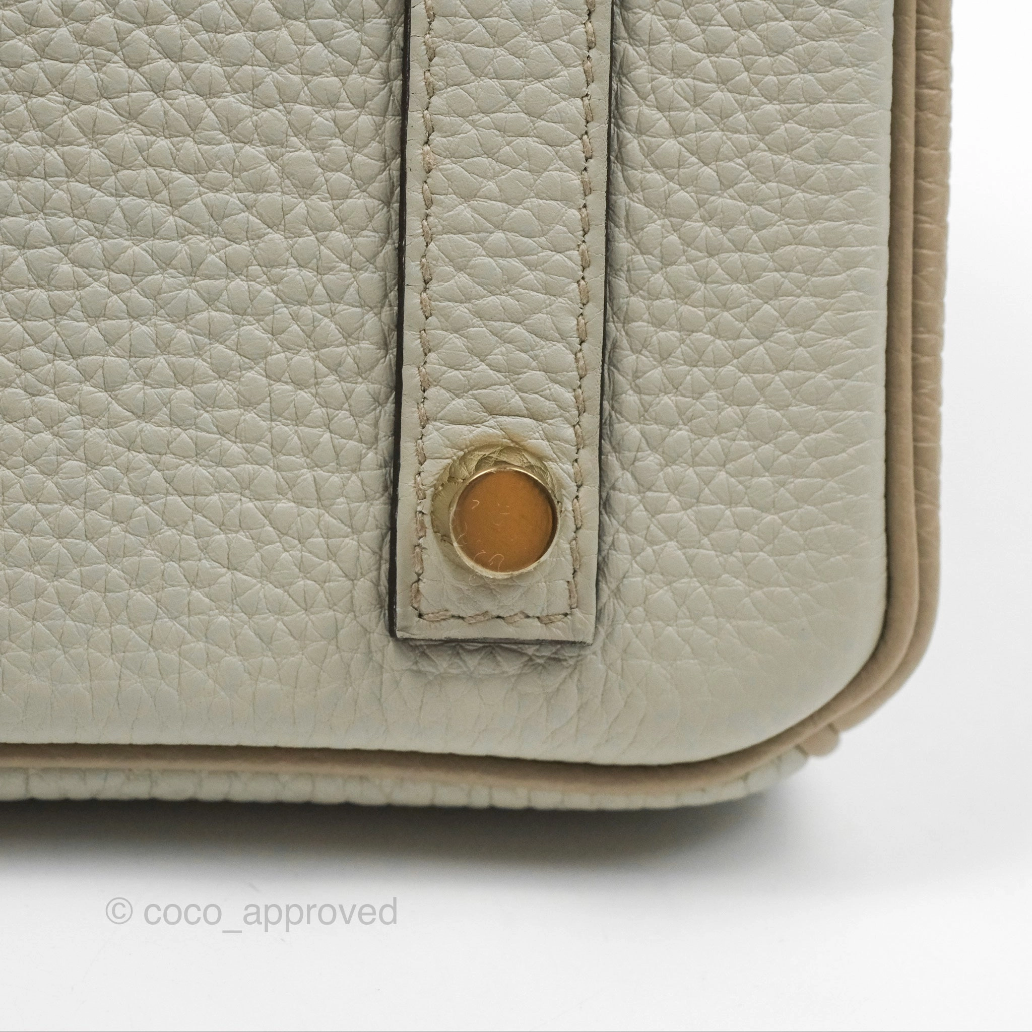 Herms Birkin 30 Retourne Togo Gold Hardware HSS Gris Perle 80 Gris Tourterelle