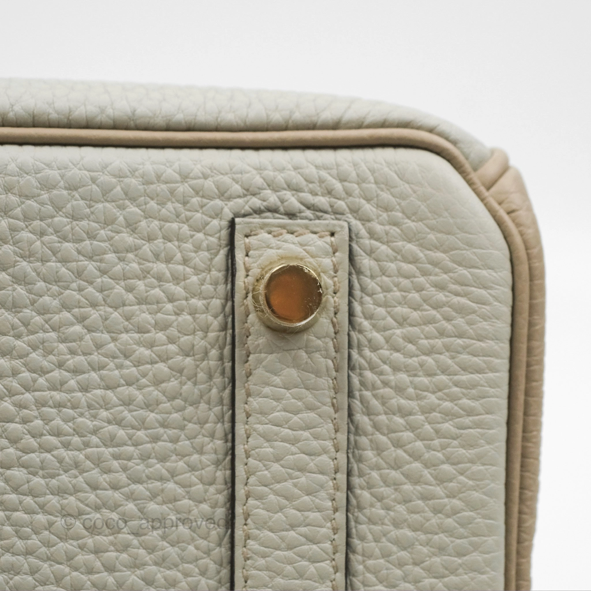 Herms Birkin 30 Retourne Togo Gold Hardware HSS Gris Perle 80 Gris Tourterelle
