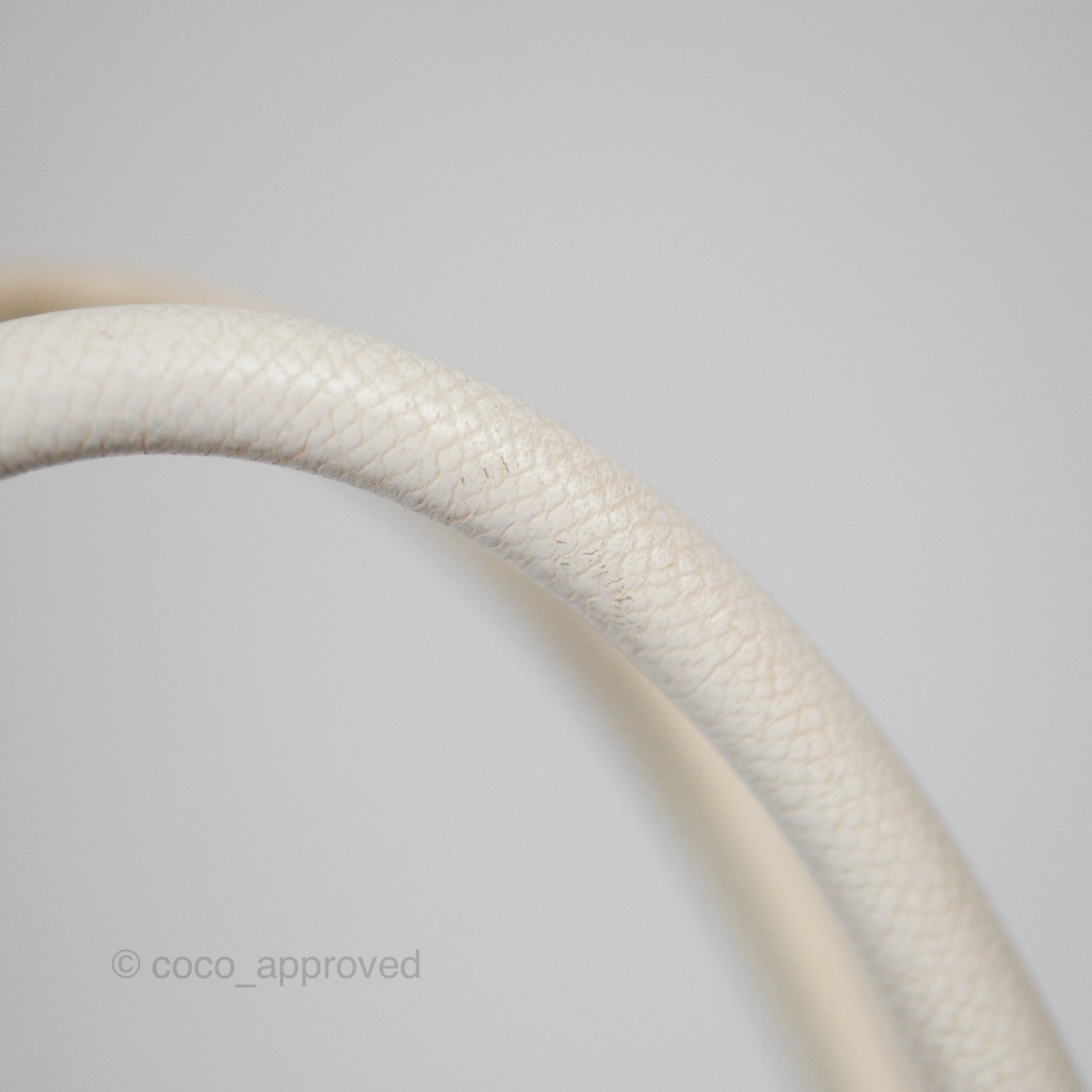 Herms Birkin 30 Retourne White Epsom Palladium Hardware
