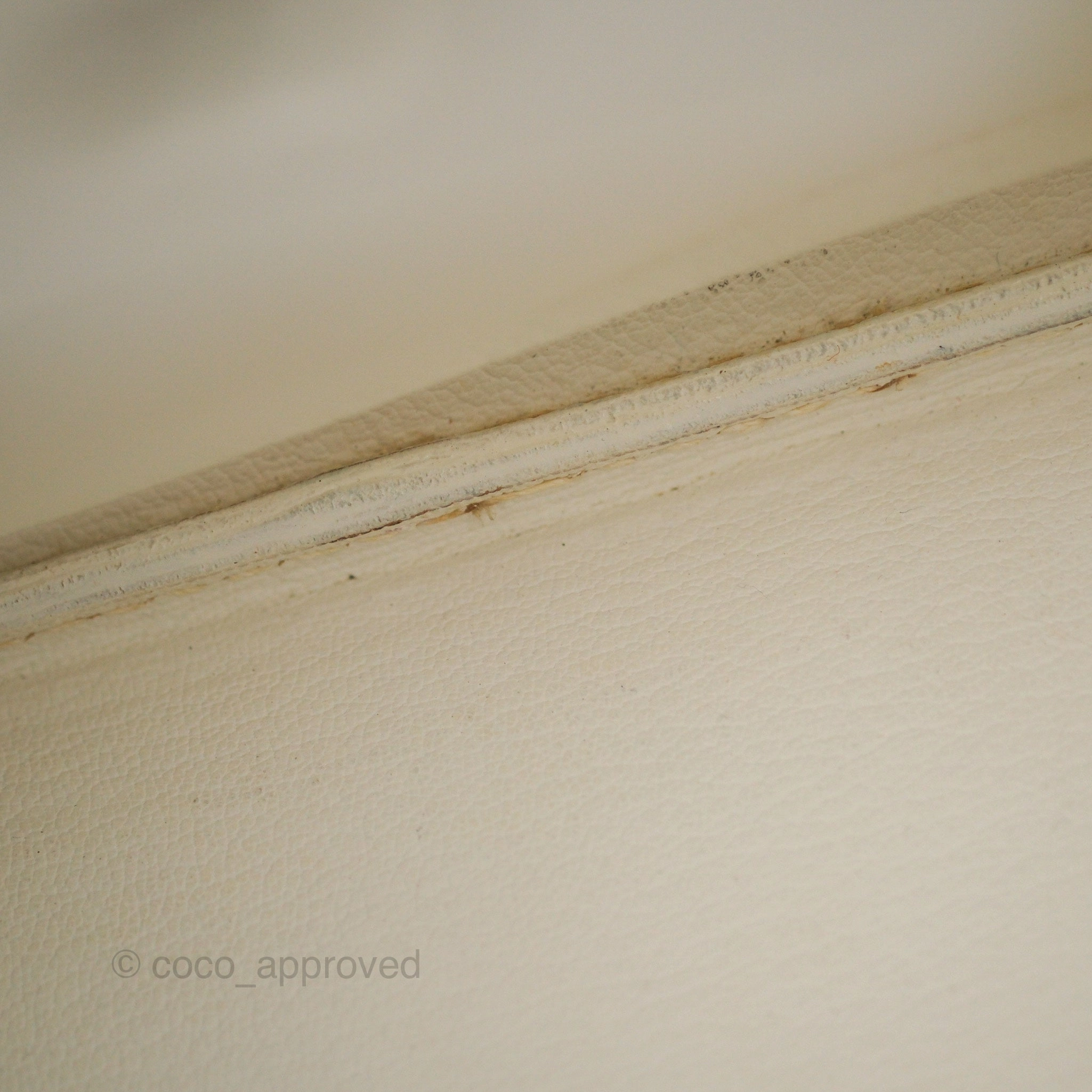 Herms Birkin 30 Retourne White Epsom Palladium Hardware