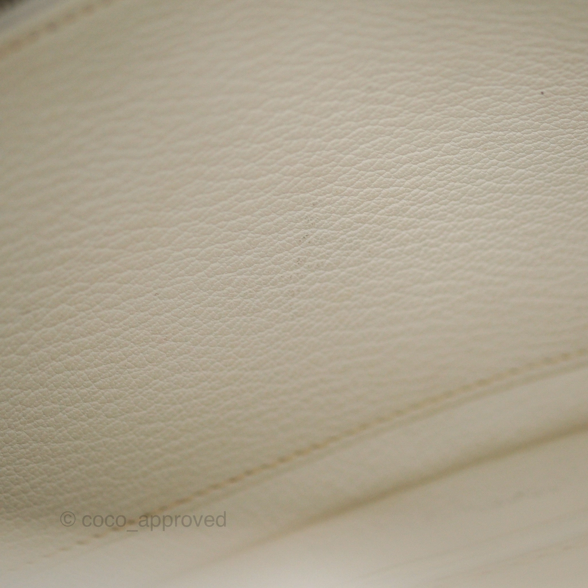 Herms Birkin 30 Retourne White Epsom Palladium Hardware