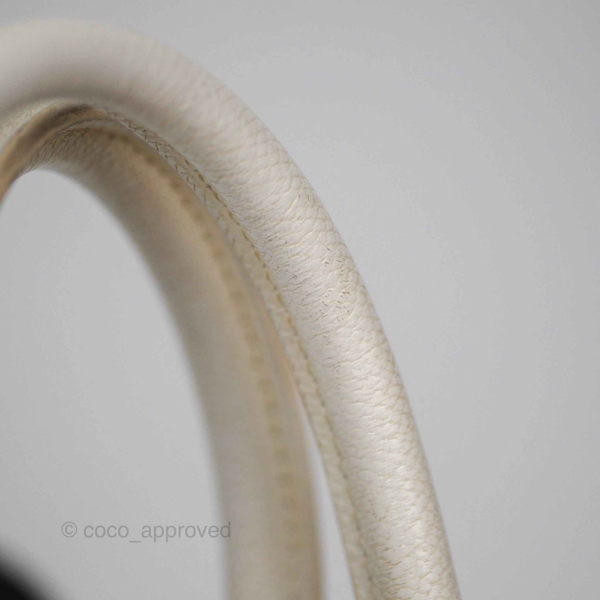 Herms Birkin 30 Retourne White Epsom Palladium Hardware