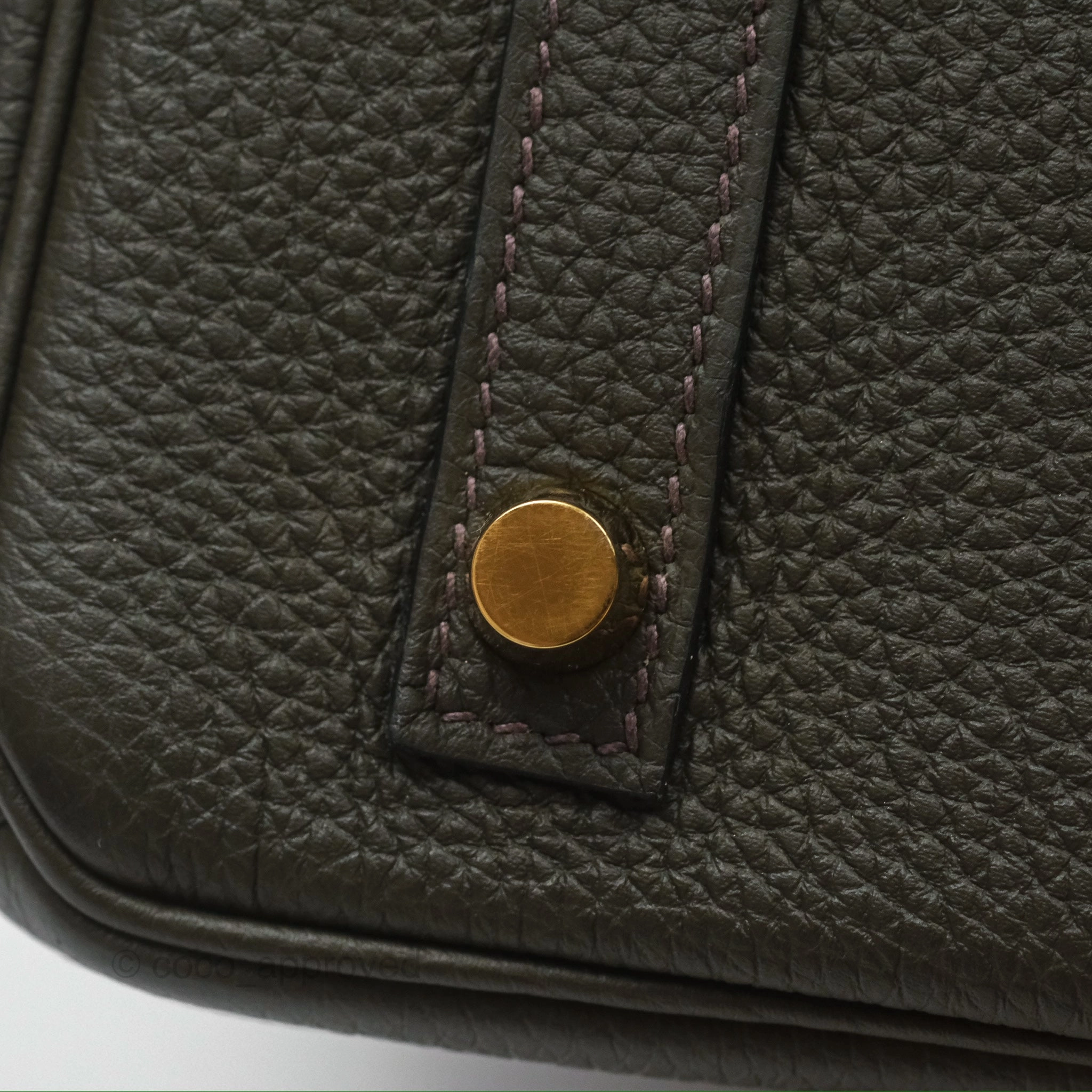 Herms Birkin 30 Vert de Gris C6 Togo Gold Hardware