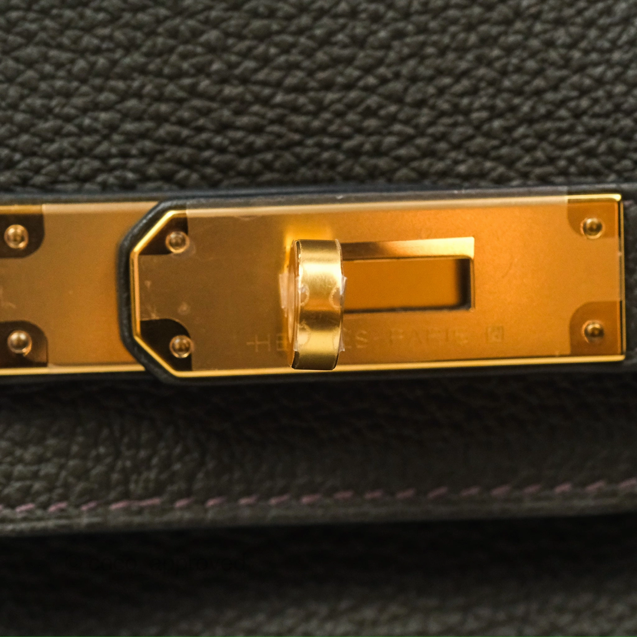 Herms Birkin 30 Vert de Gris C6 Togo Gold Hardware