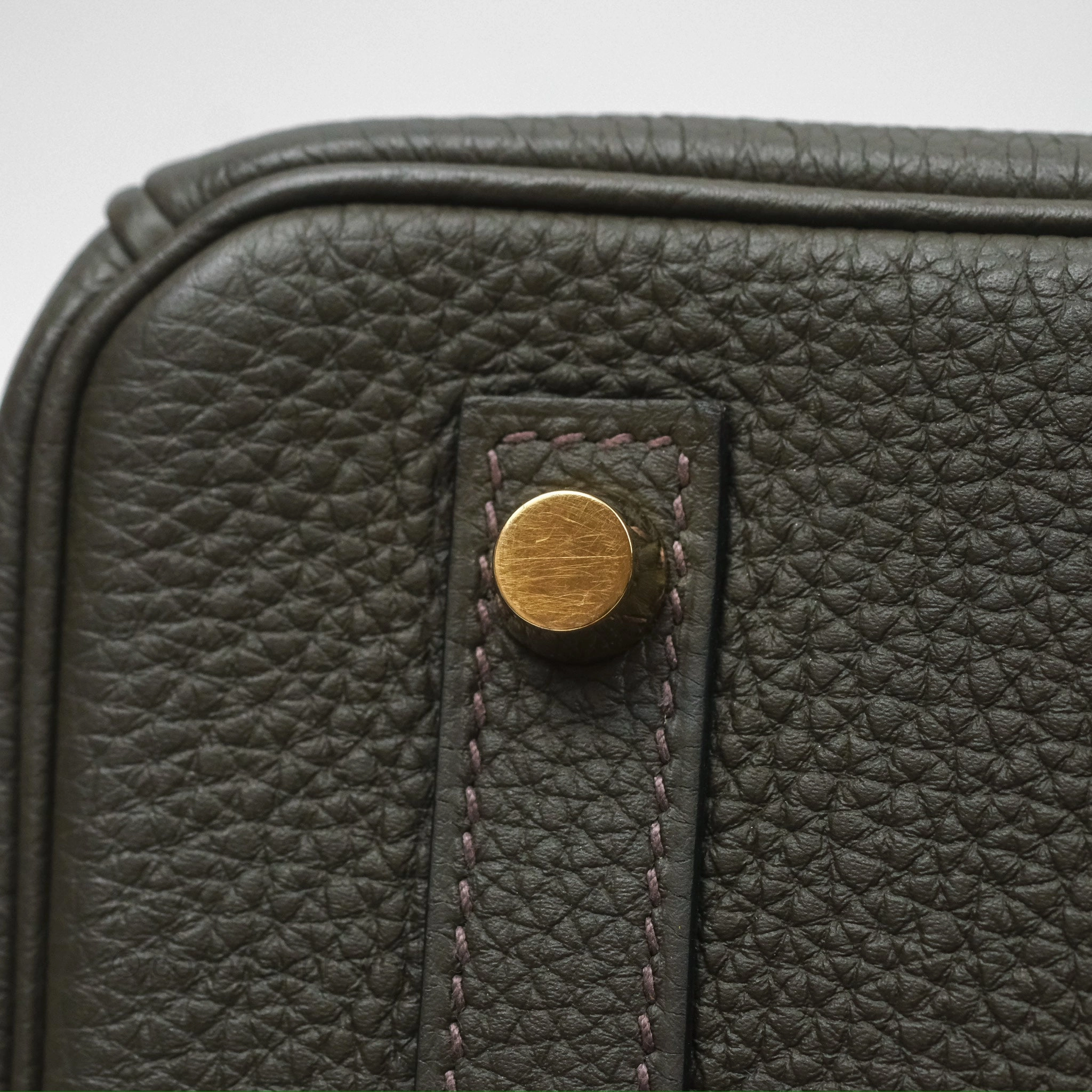 Herms Birkin 30 Vert de Gris C6 Togo Gold Hardware