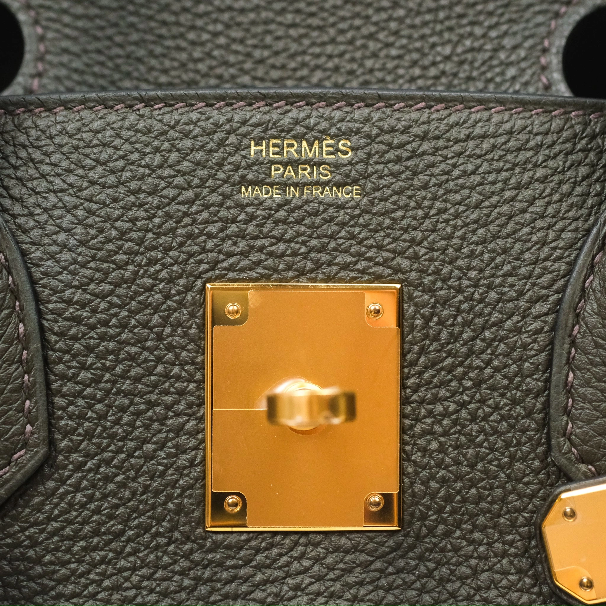 Herms Birkin 30 Vert de Gris C6 Togo Gold Hardware