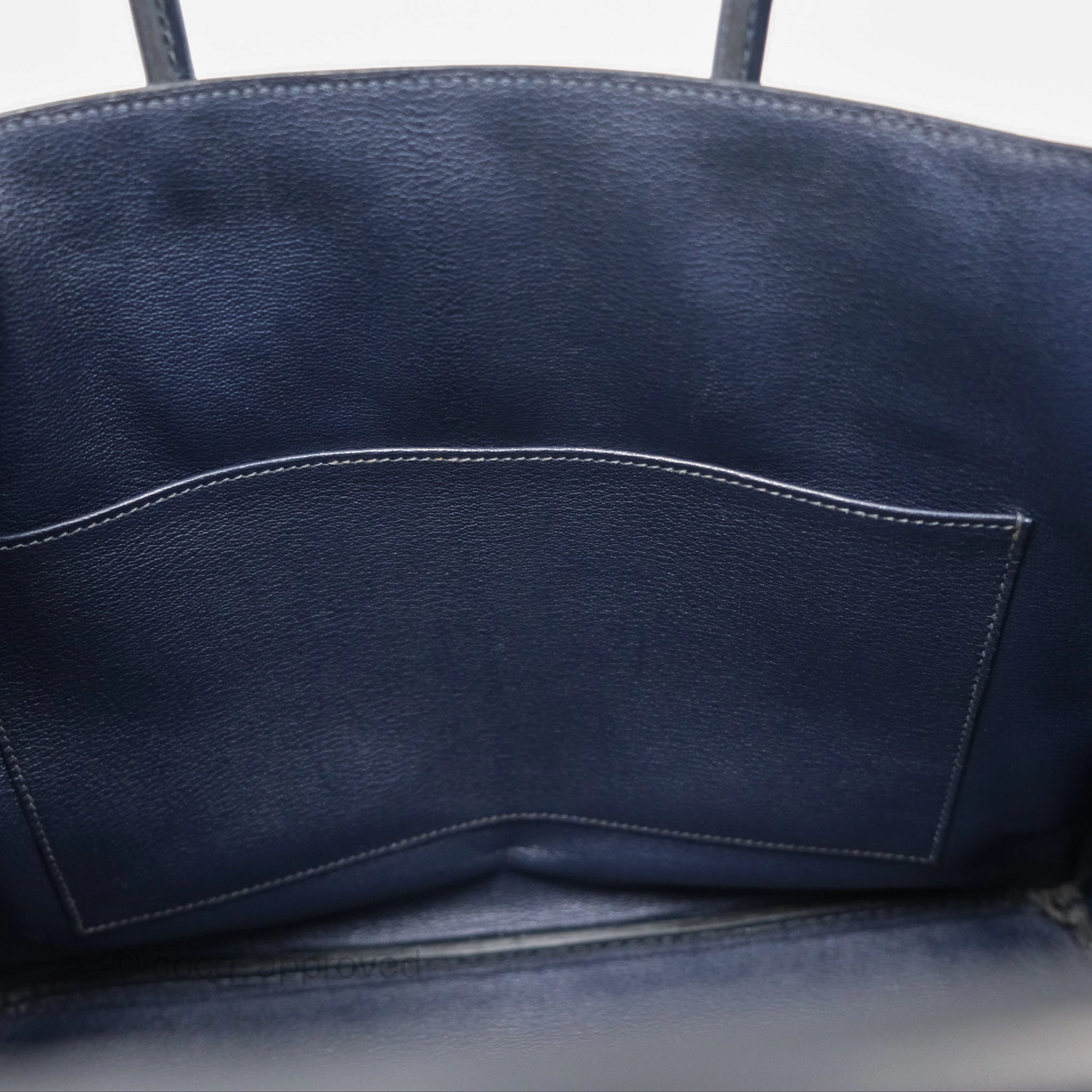 Herms Birkin 35 Porosus Marine 78 Palladium Hardware