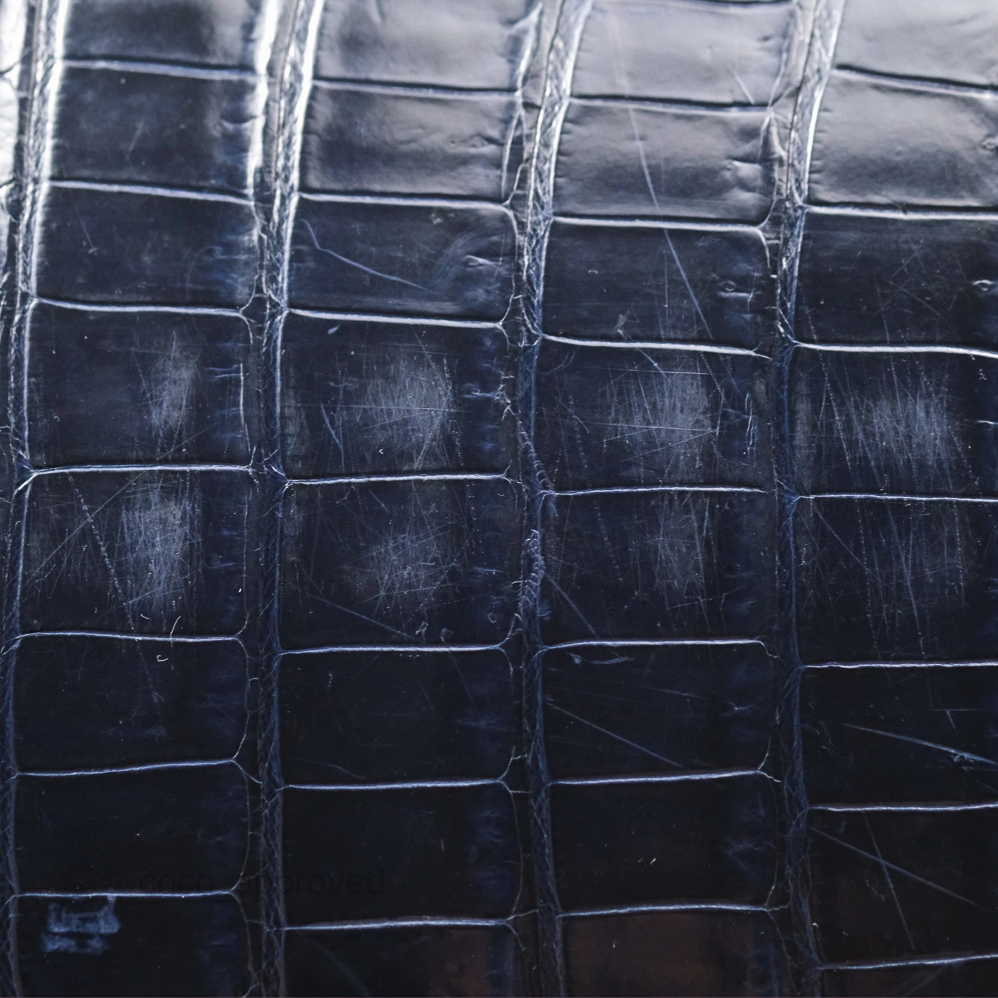 Herms Birkin 35 Porosus Marine 78 Palladium Hardware