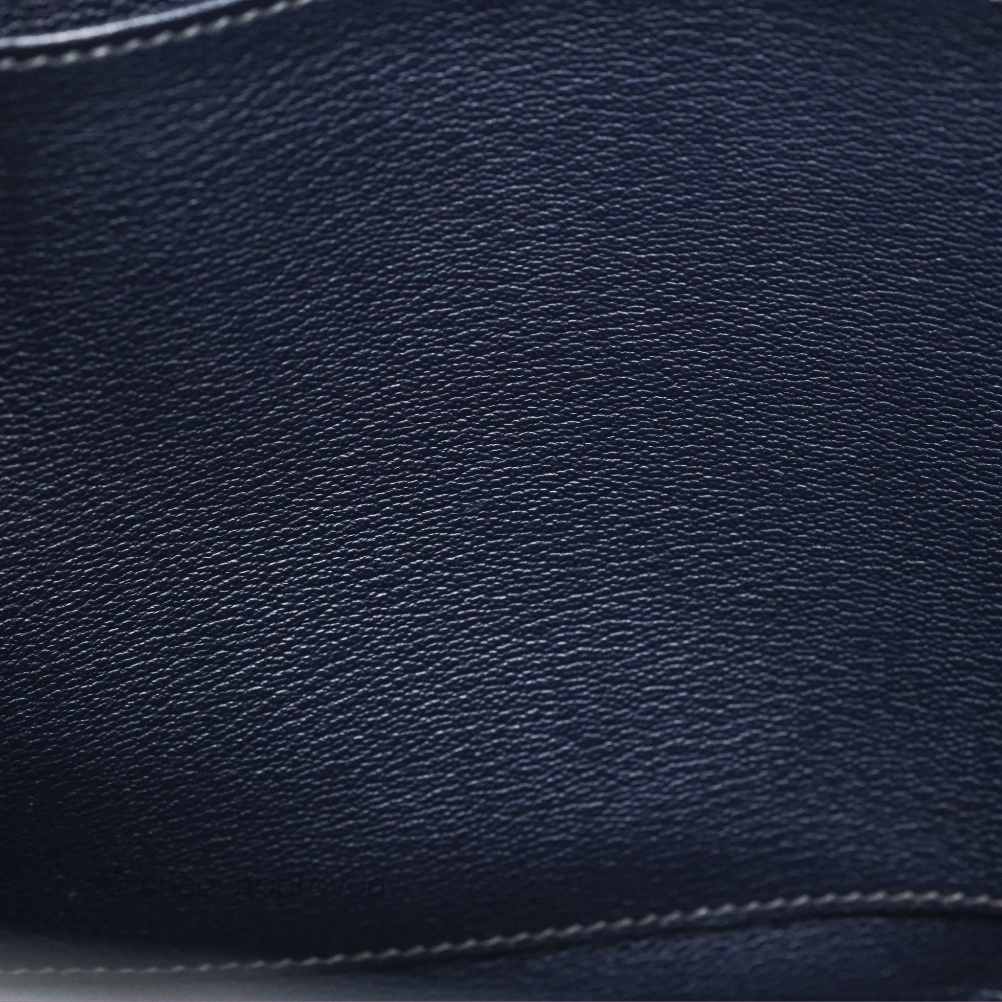 Herms Birkin 35 Porosus Marine 78 Palladium Hardware