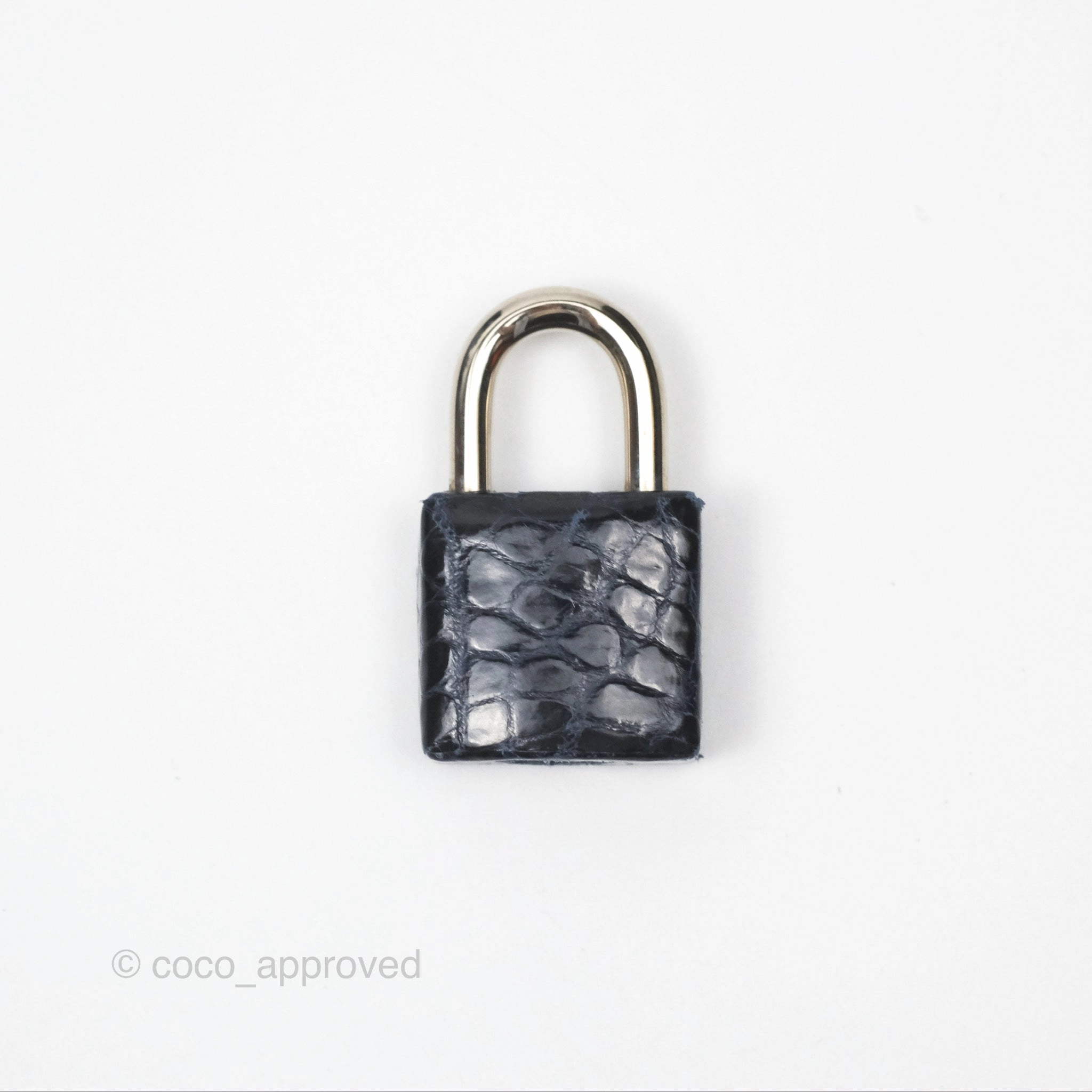 Herms Birkin 35 Porosus Marine 78 Palladium Hardware