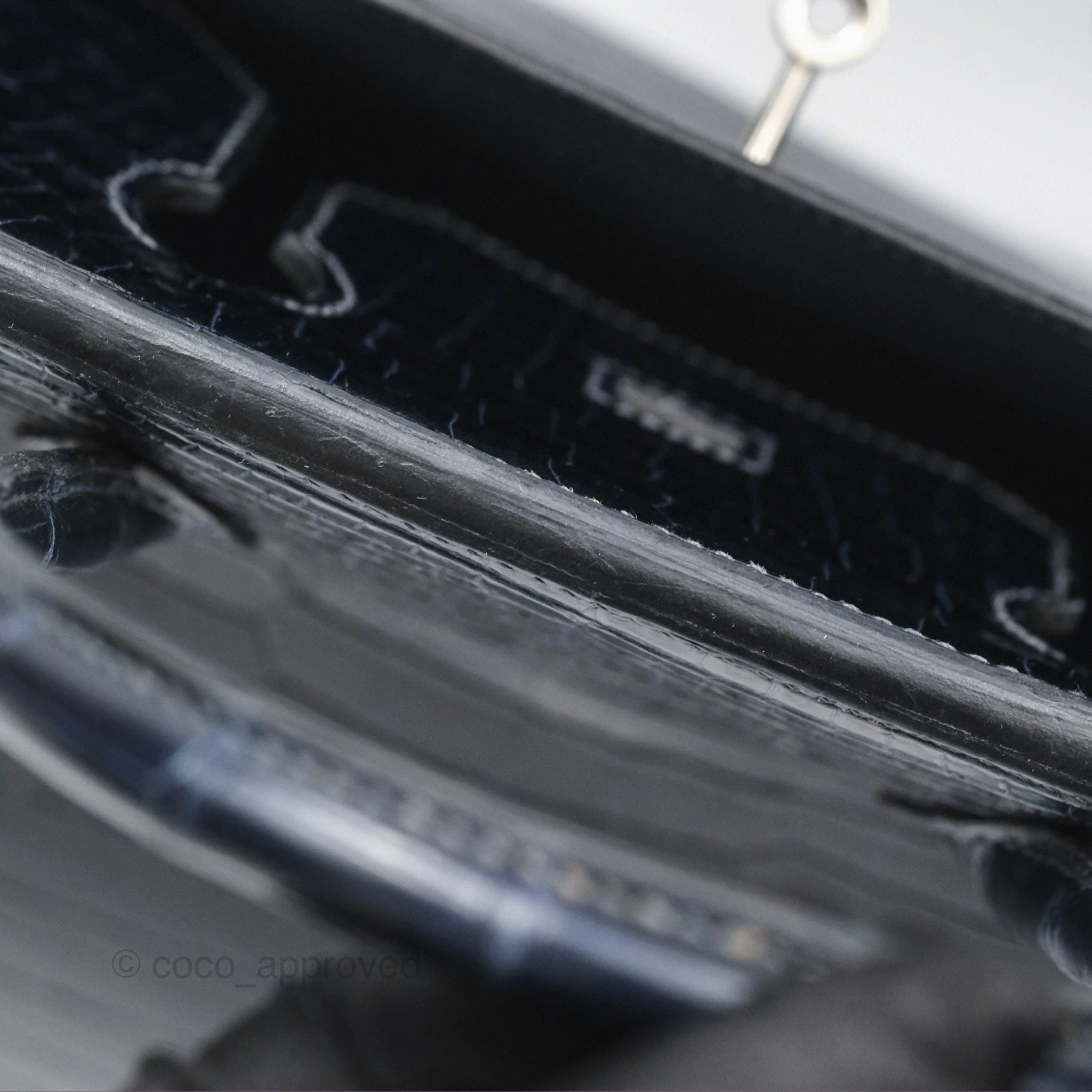 Herms Birkin 35 Porosus Marine 78 Palladium Hardware