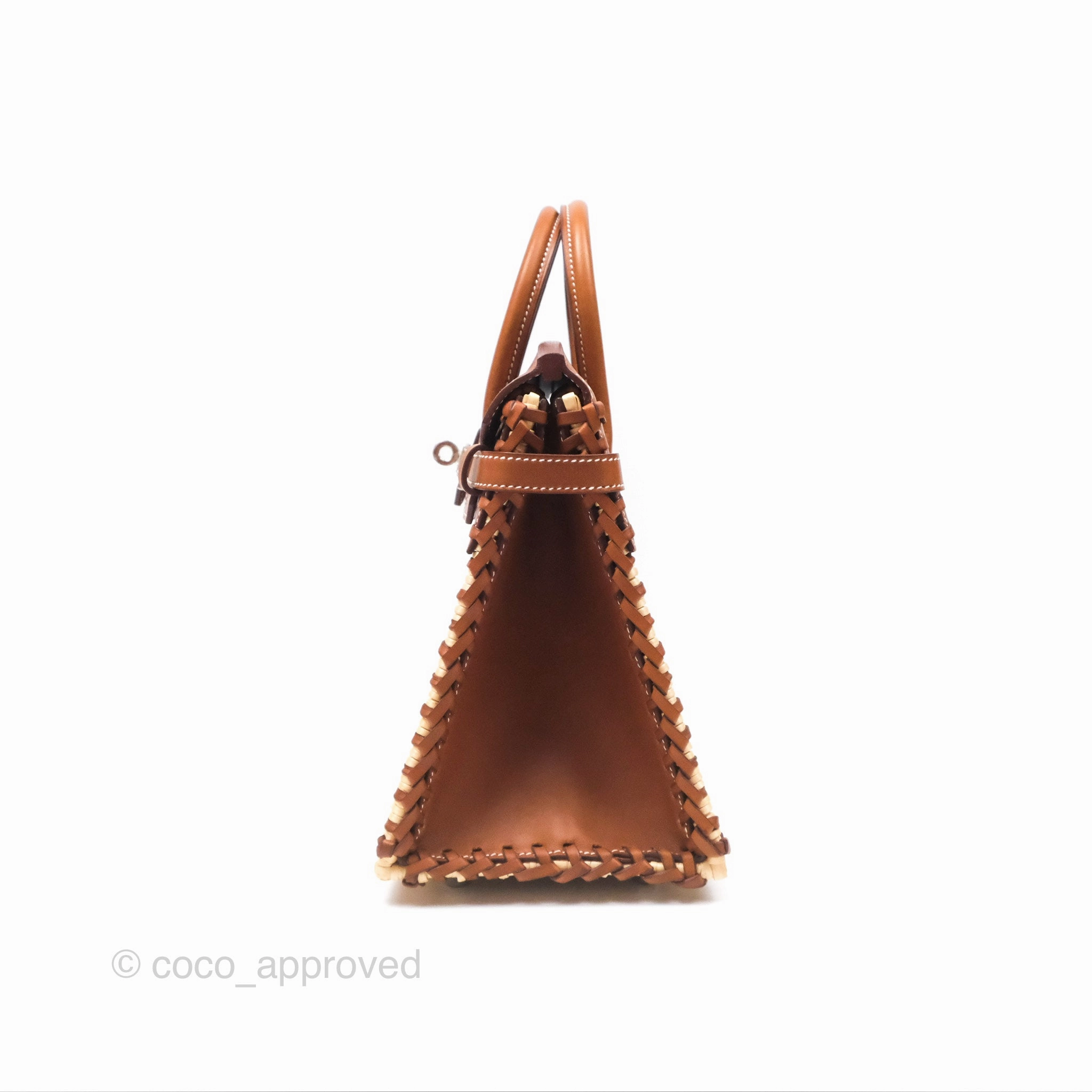 Herms Birkin Picnic 25 Osier/ Barenia Naturel 27/ Fauve 34 Palladium Hardware