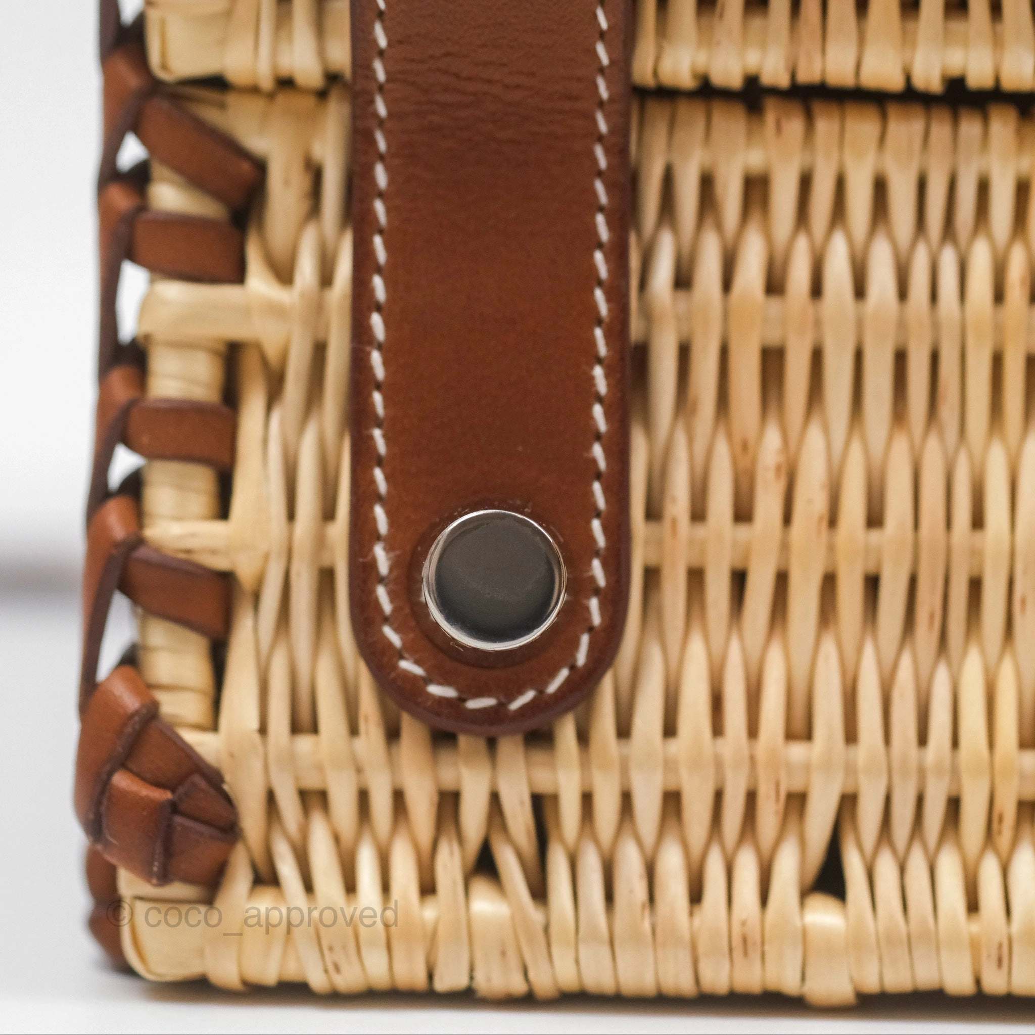 Herms Birkin Picnic 25 Osier/ Barenia Naturel 27/ Fauve 34 Palladium Hardware