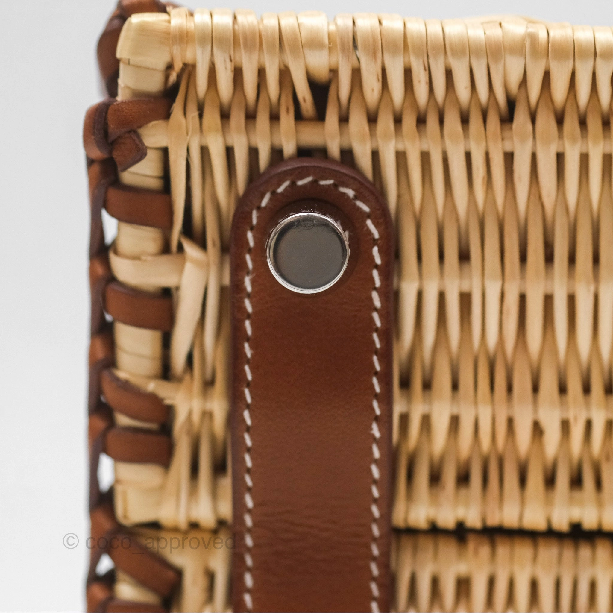 Herms Birkin Picnic 25 Osier/ Barenia Naturel 27/ Fauve 34 Palladium Hardware