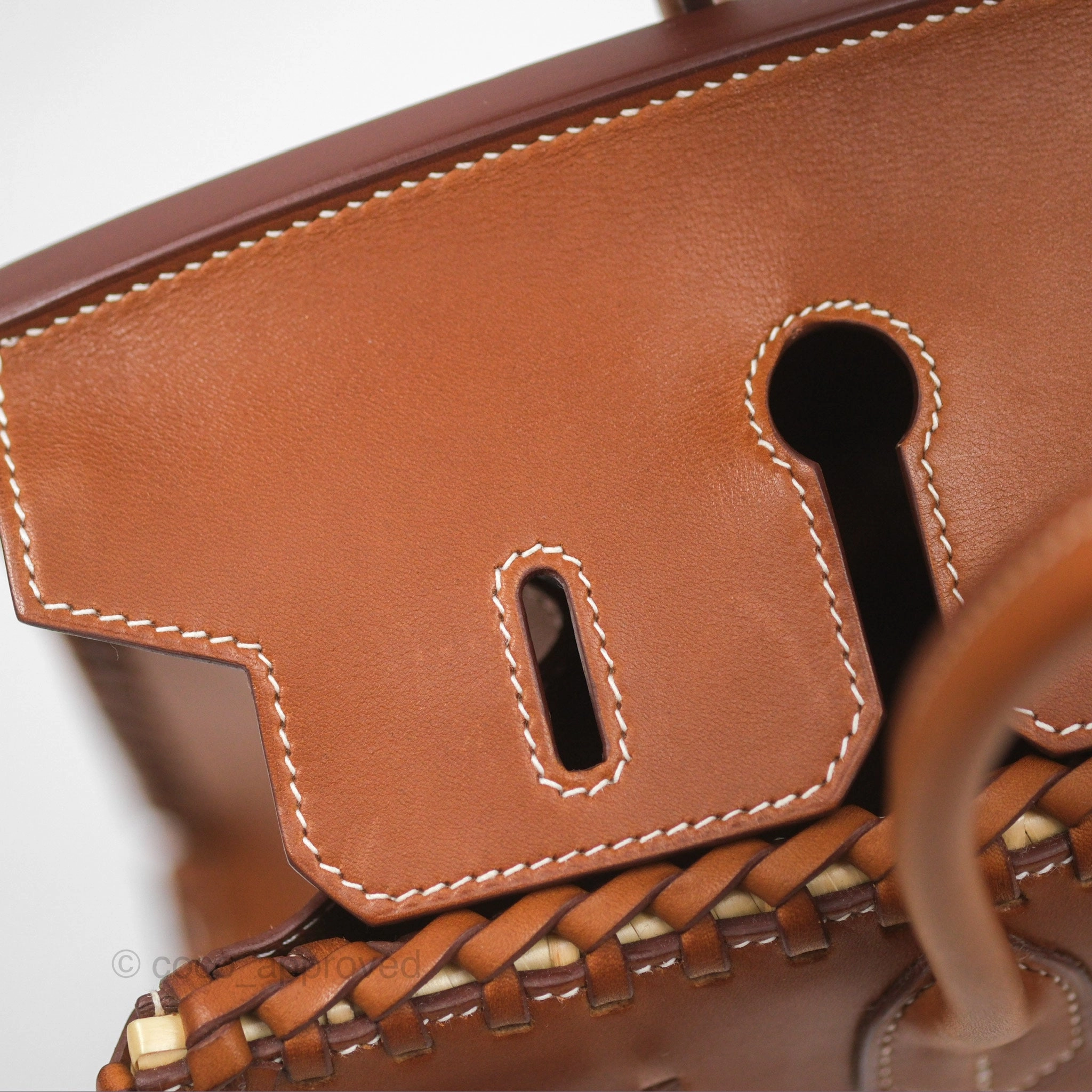 Herms Birkin Picnic 25 Osier/ Barenia Naturel 27/ Fauve 34 Palladium Hardware