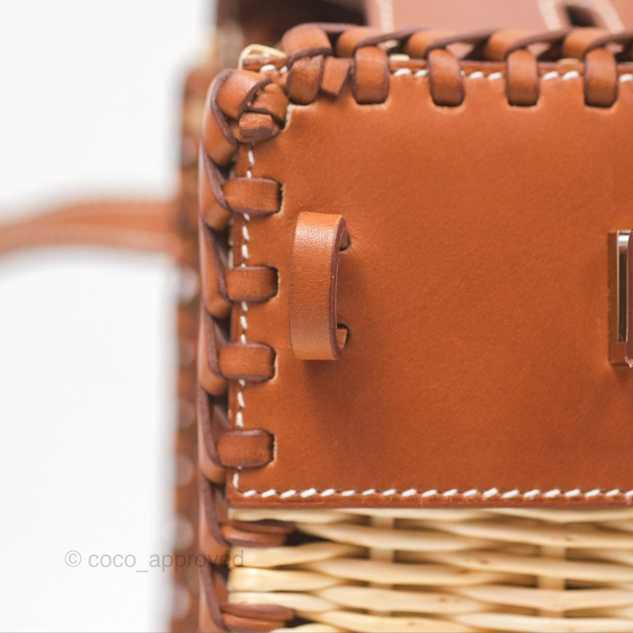 Herms Birkin Picnic 25 Osier/ Barenia Naturel 27/ Fauve 34 Palladium Hardware