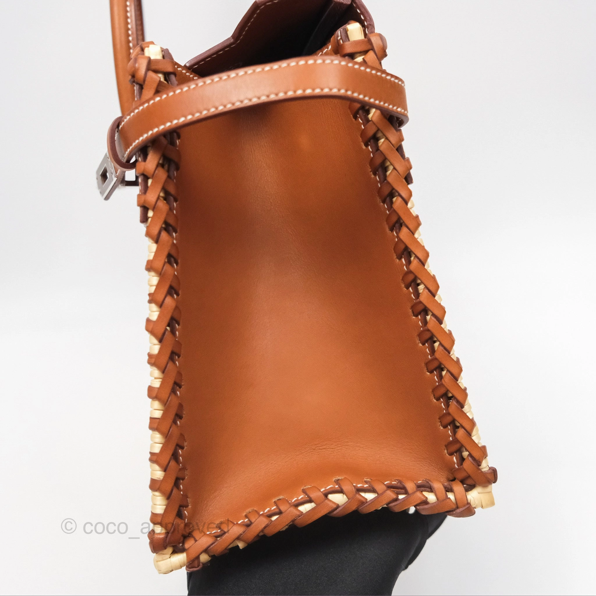Herms Birkin Picnic 25 Osier/ Barenia Naturel 27/ Fauve 34 Palladium Hardware