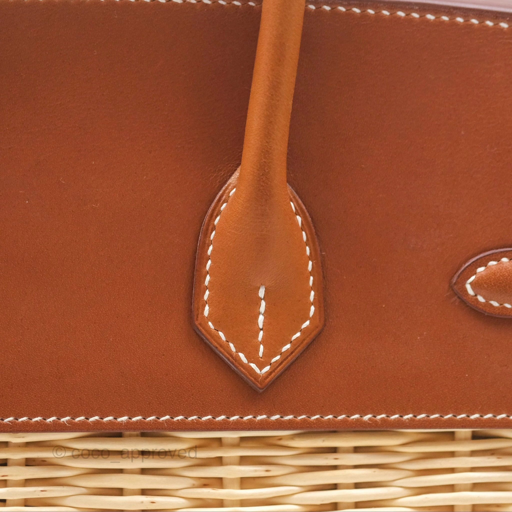 Herms Birkin Picnic 25 Osier/ Barenia Naturel 27/ Fauve 34 Palladium Hardware