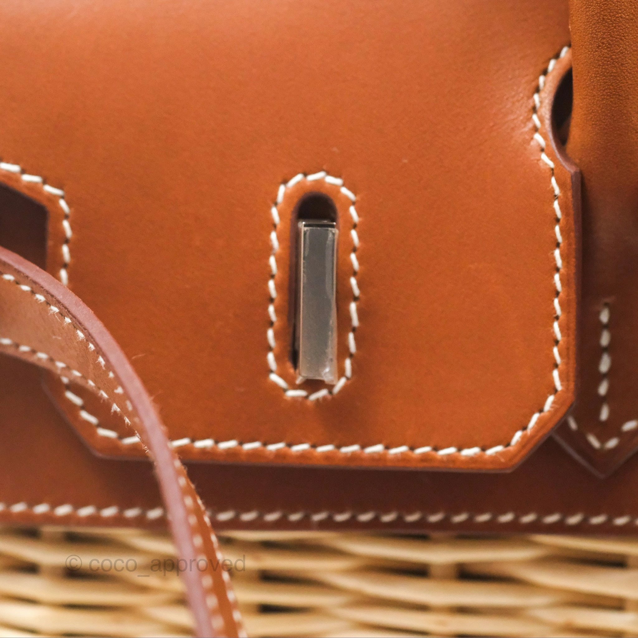 Herms Birkin Picnic 25 Osier/ Barenia Naturel 27/ Fauve 34 Palladium Hardware