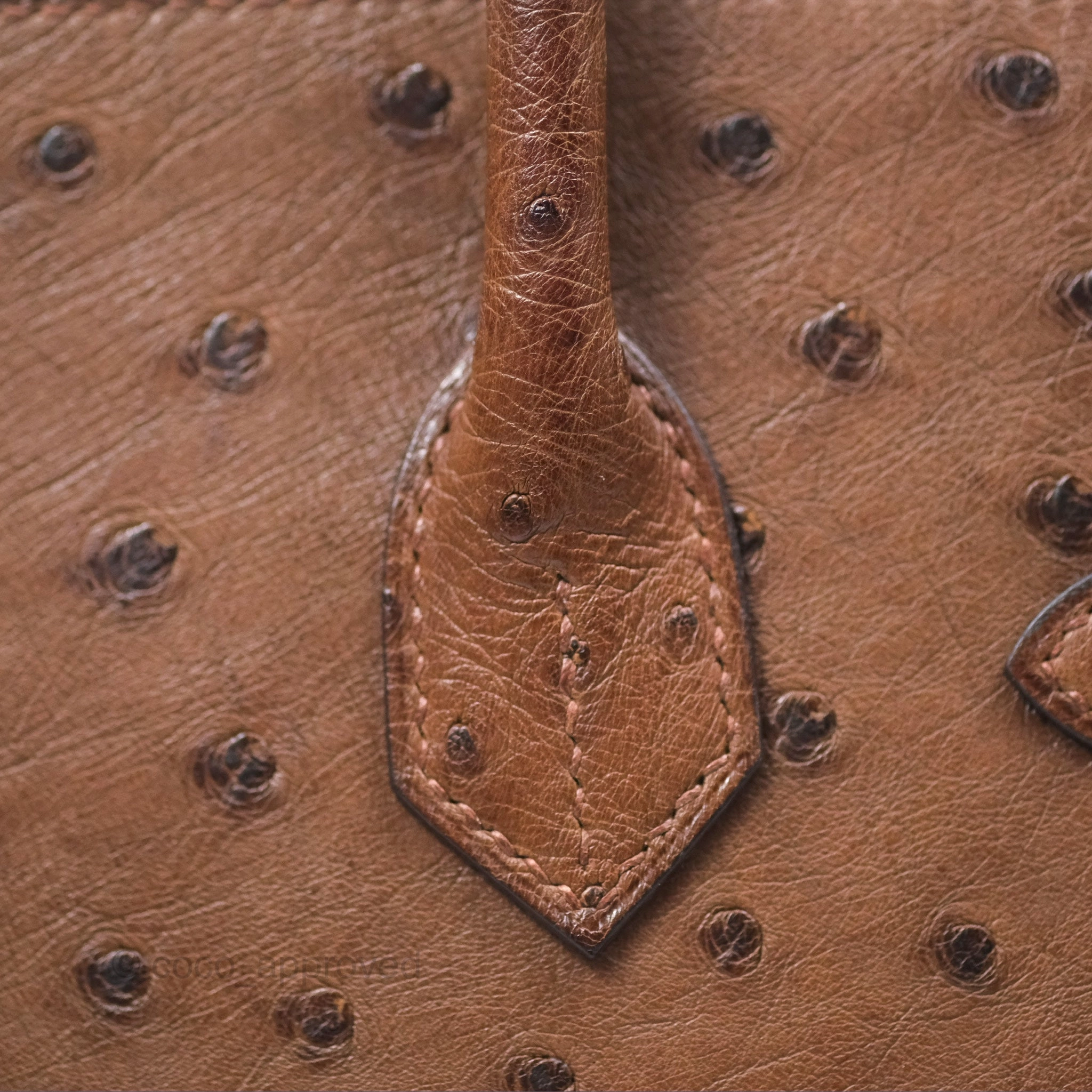 Herms Birkin Retourne 30 Dark Brown Ostrich Palladium Hardware