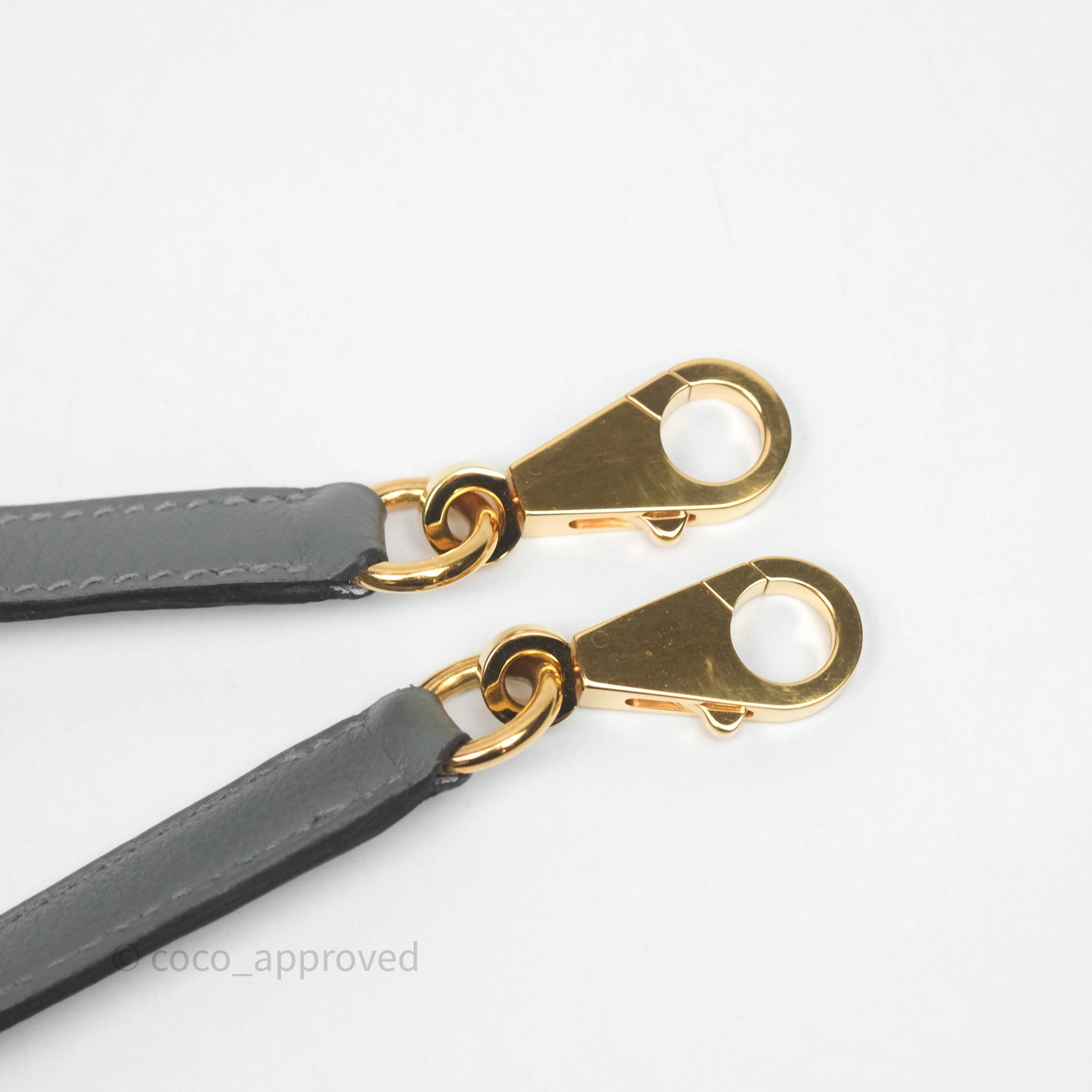 Herms Bolide 1923 25 Gris Meyer 0L Evercolor Gold Hardware