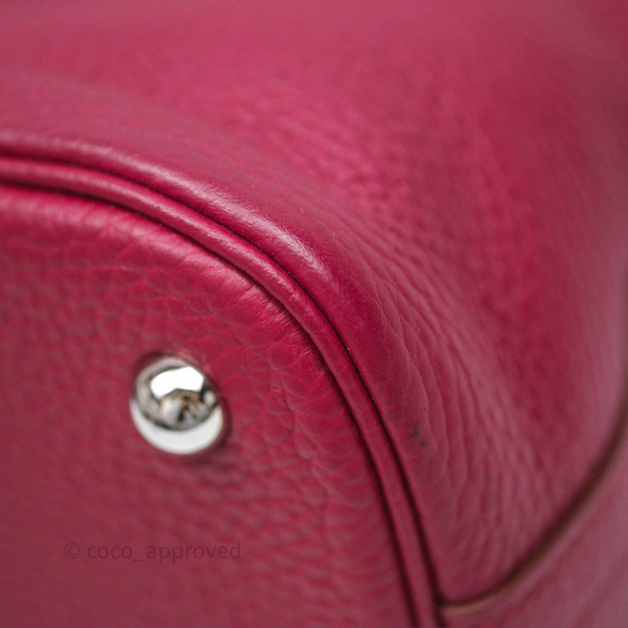 Herms Bolide 1923 31 Rubis B5 Clemence Palladium Hardware