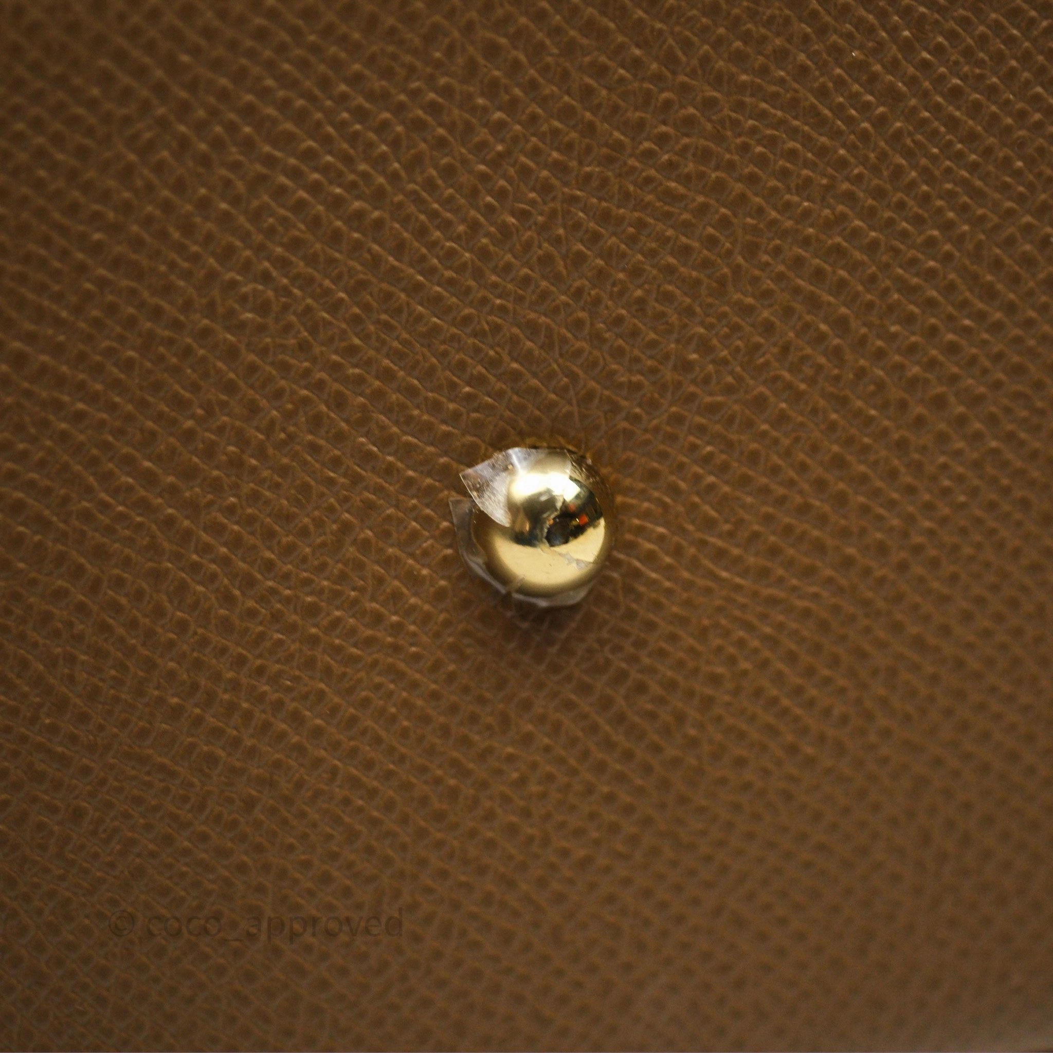 Herms Bolide 25 Alezan 3G Epsom Gold Hardware
