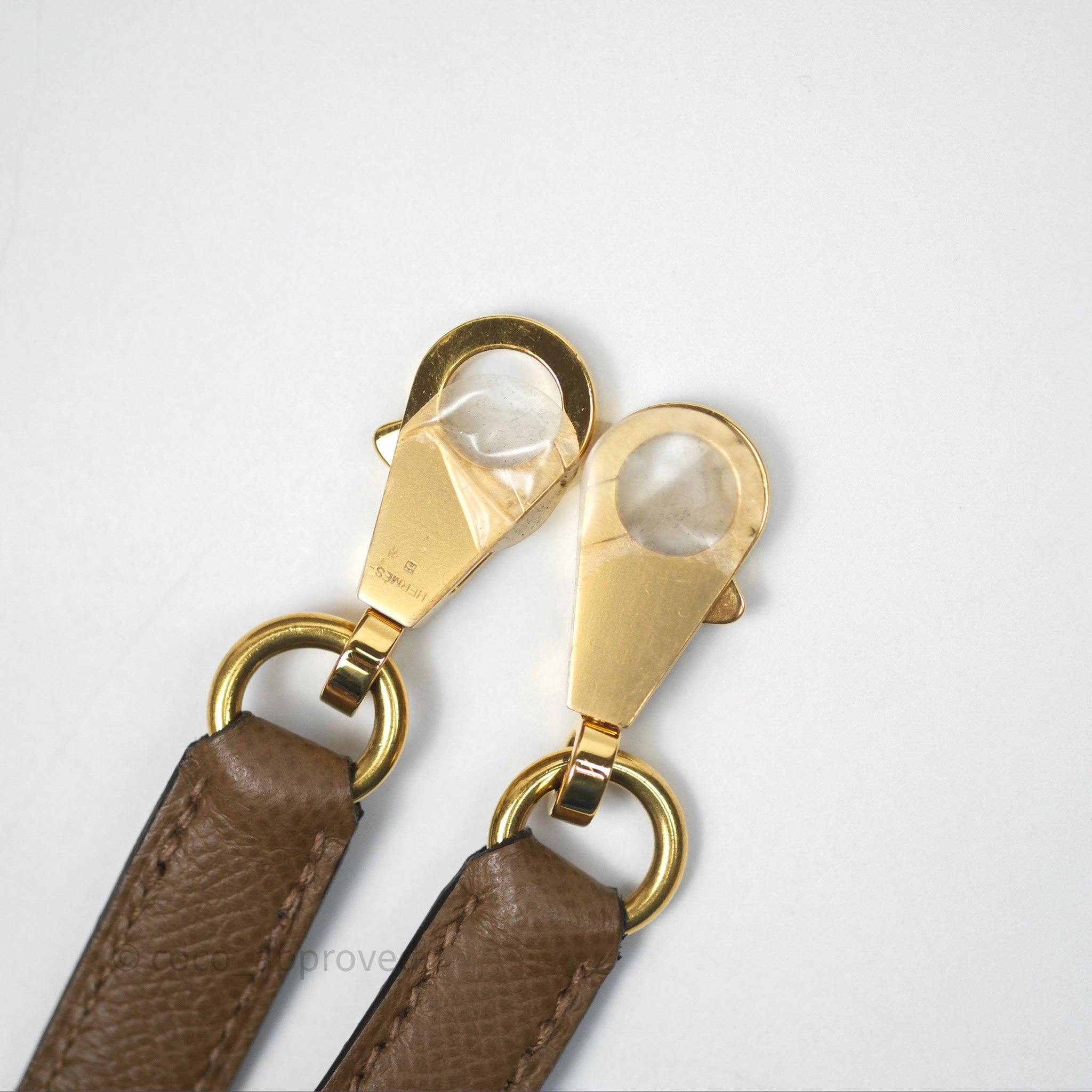 Herms Bolide 25 Alezan 3G Epsom Gold Hardware
