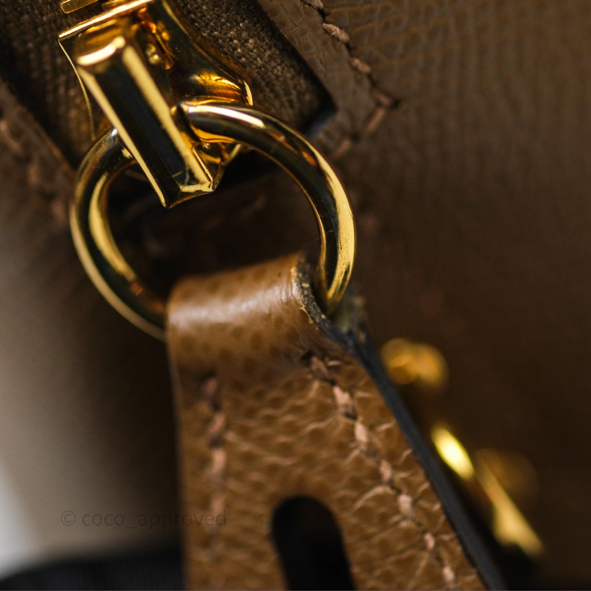 Herms Bolide 25 Alezan 3G Epsom Gold Hardware