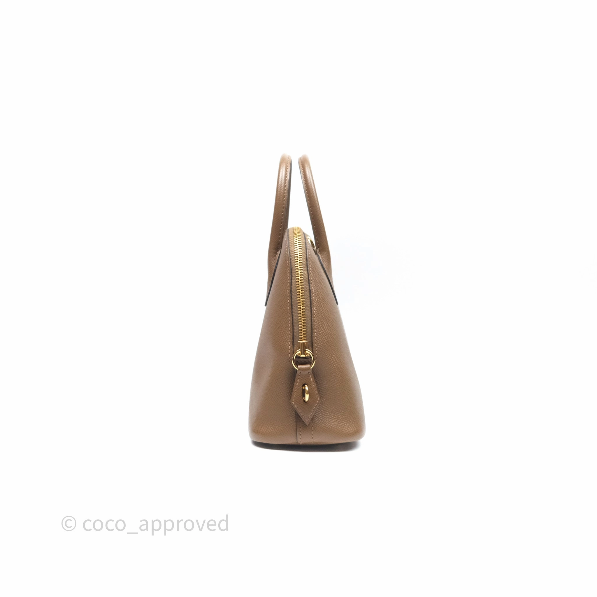 Herms Bolide 25 Alezan 3G Epsom Gold Hardware