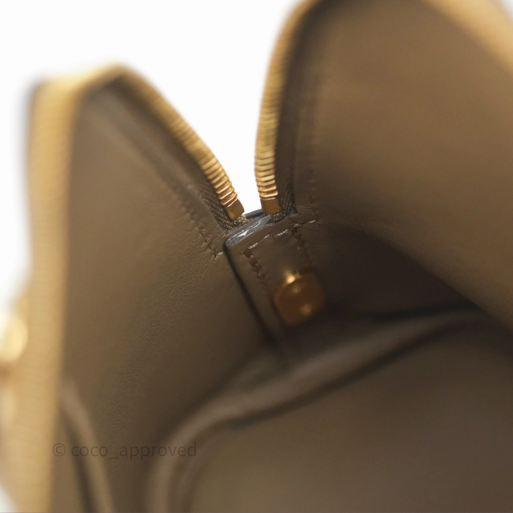 Herms Bolide 25 Alezan 3G Epsom Gold Hardware