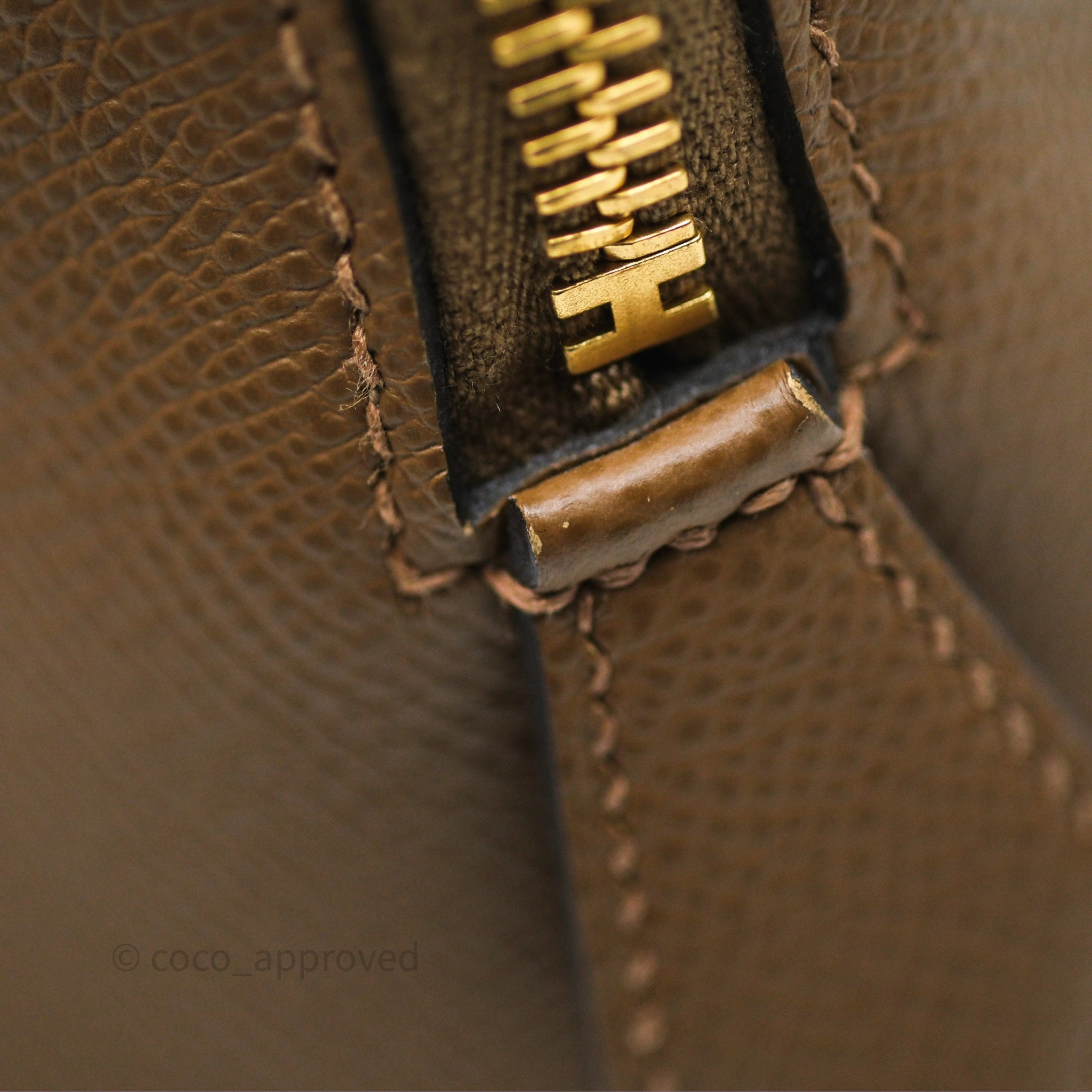 Herms Bolide 25 Alezan 3G Epsom Gold Hardware