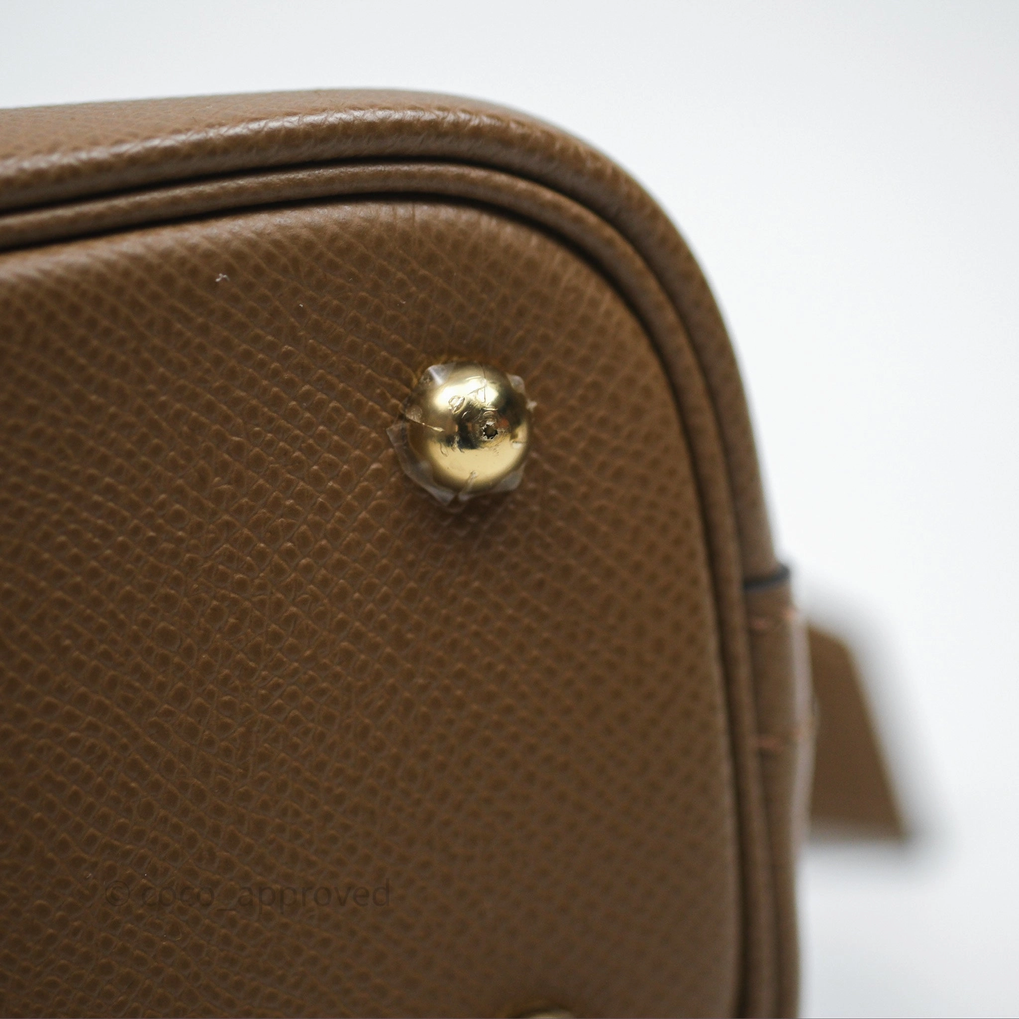 Herms Bolide 25 Alezan 3G Epsom Gold Hardware