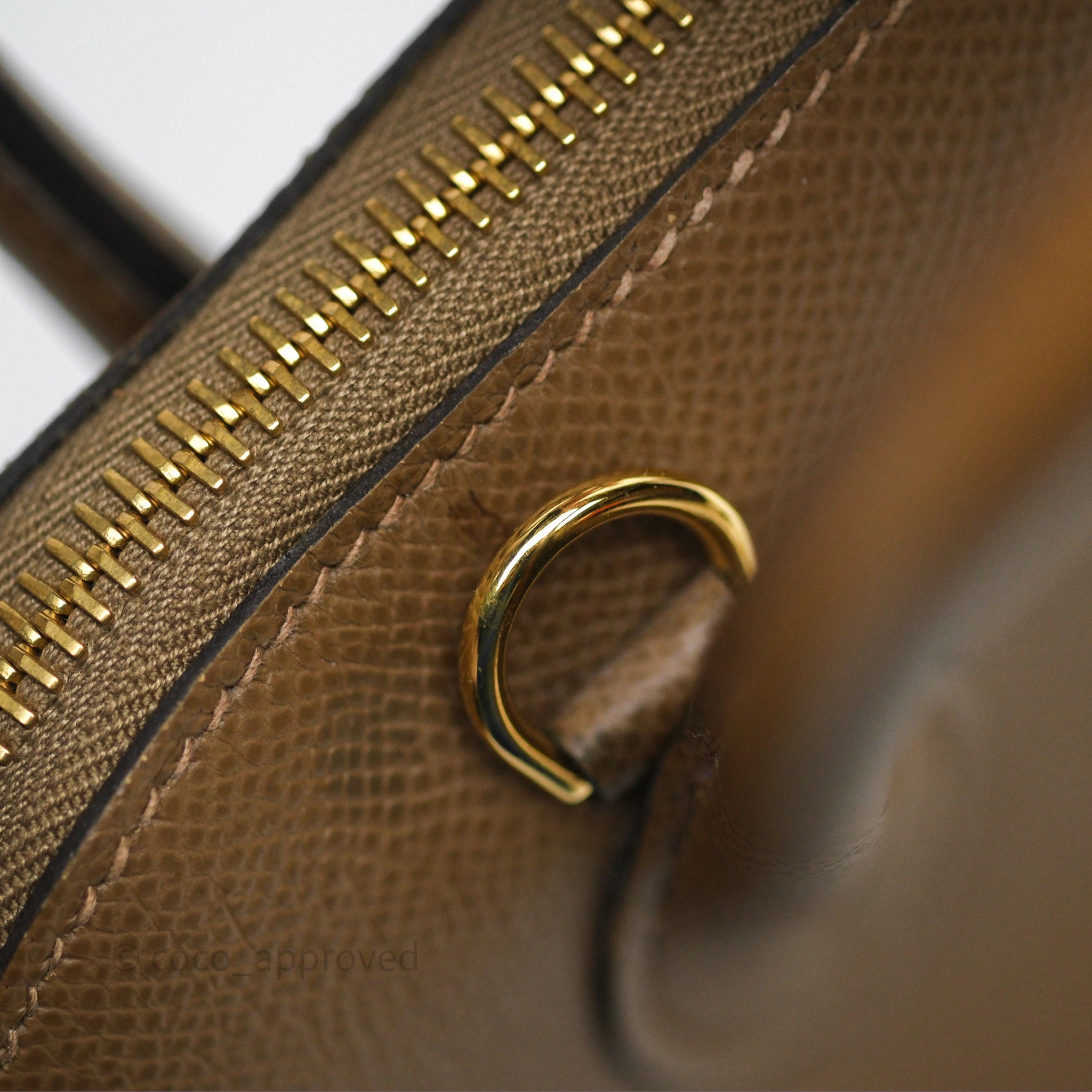 Herms Bolide 25 Alezan 3G Epsom Gold Hardware