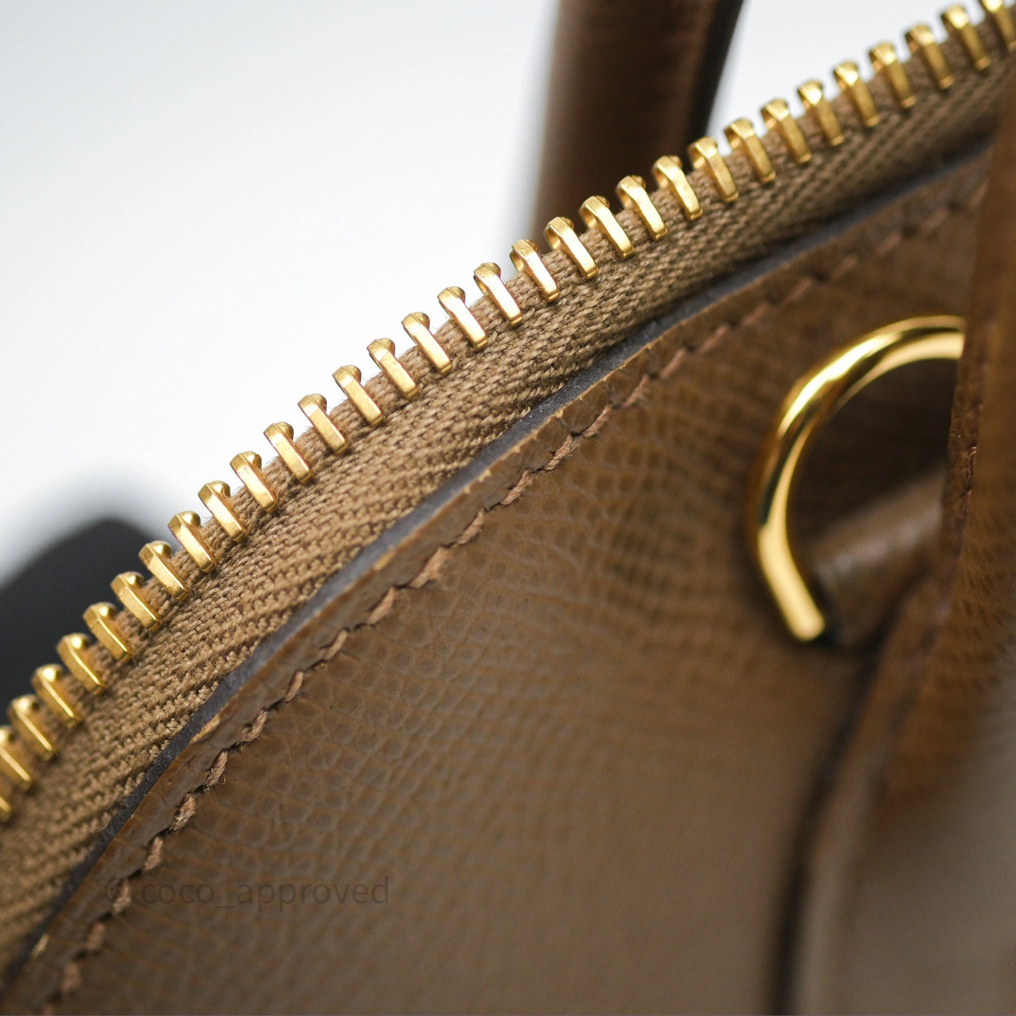 Herms Bolide 25 Alezan 3G Epsom Gold Hardware