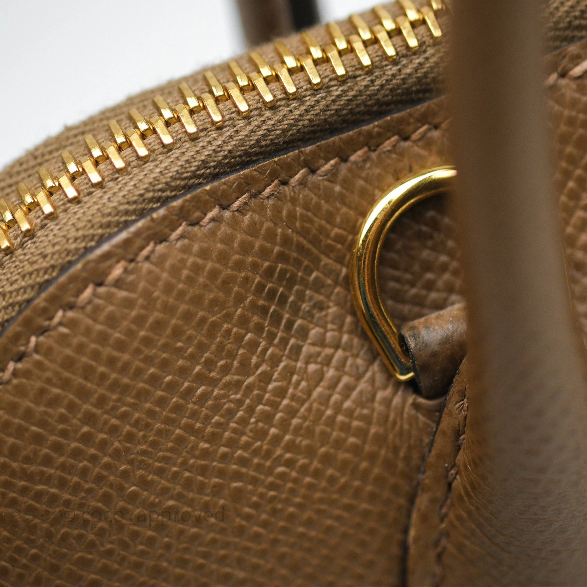 Herms Bolide 25 Alezan 3G Epsom Gold Hardware
