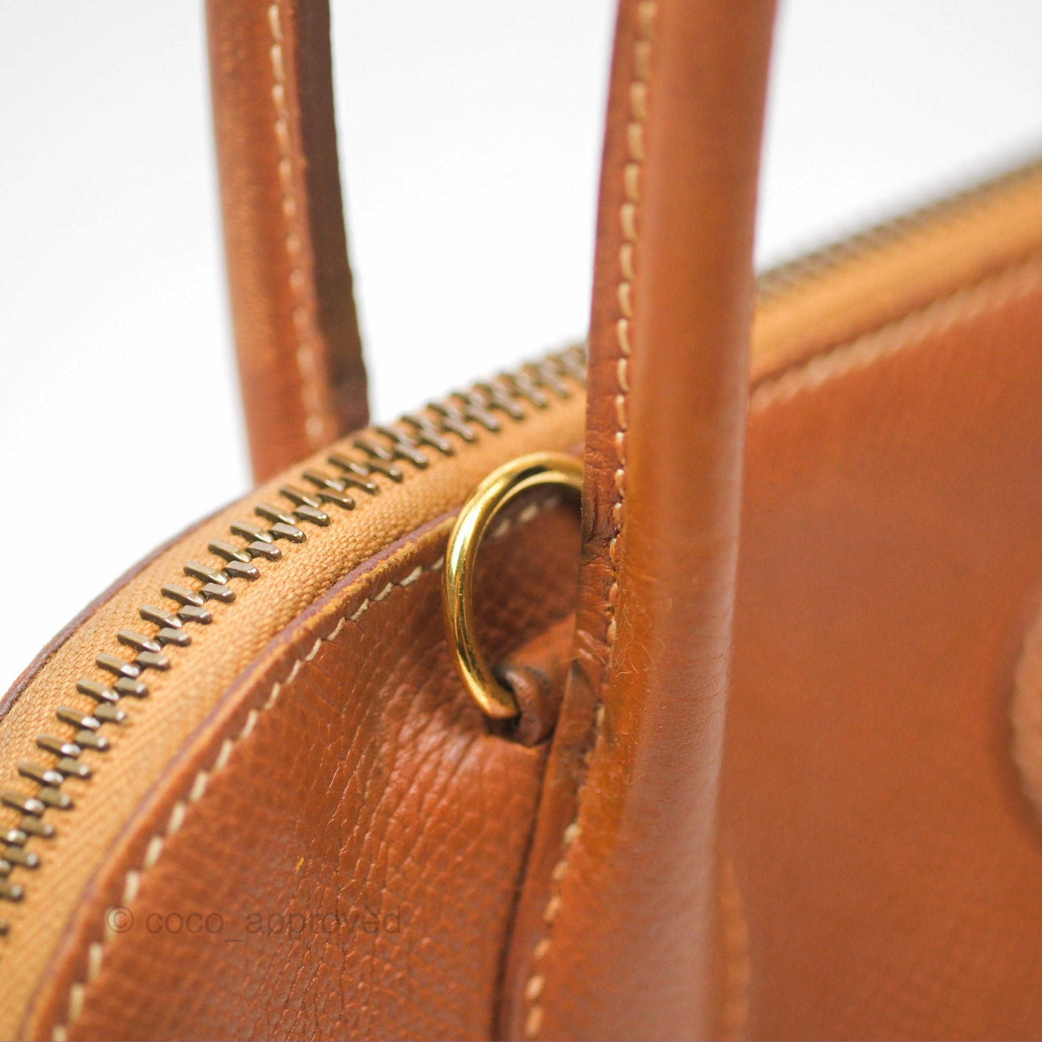 Herms Bolide 27 Gold Epsom Gold Hardware