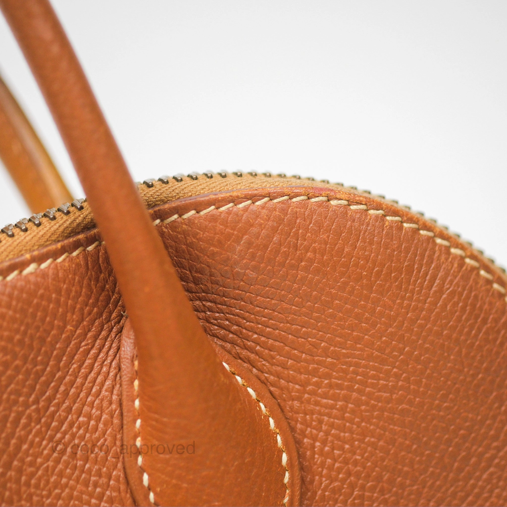 Herms Bolide 27 Gold Epsom Gold Hardware