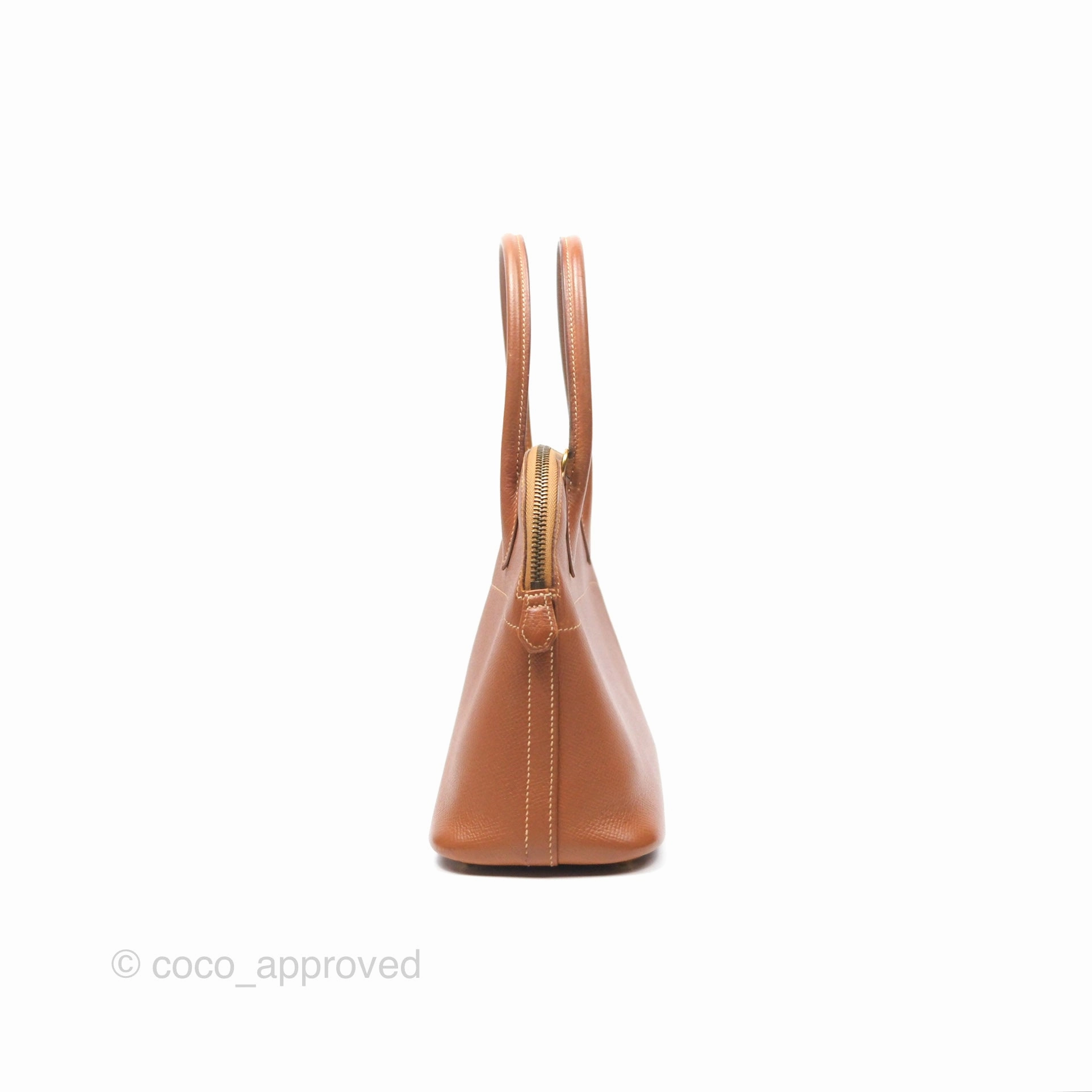 Herms Bolide 27 Gold Epsom Gold Hardware