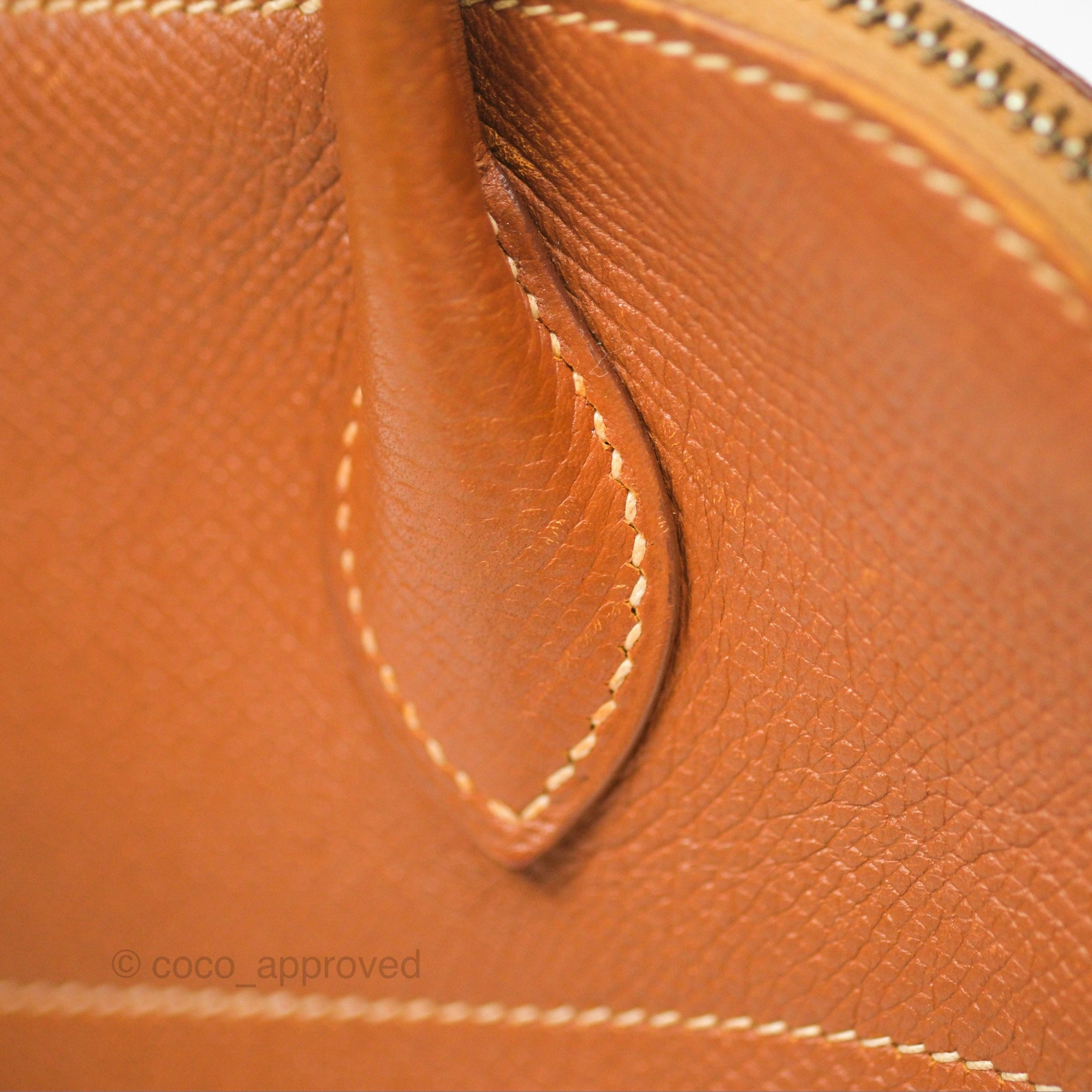 Herms Bolide 27 Gold Epsom Gold Hardware