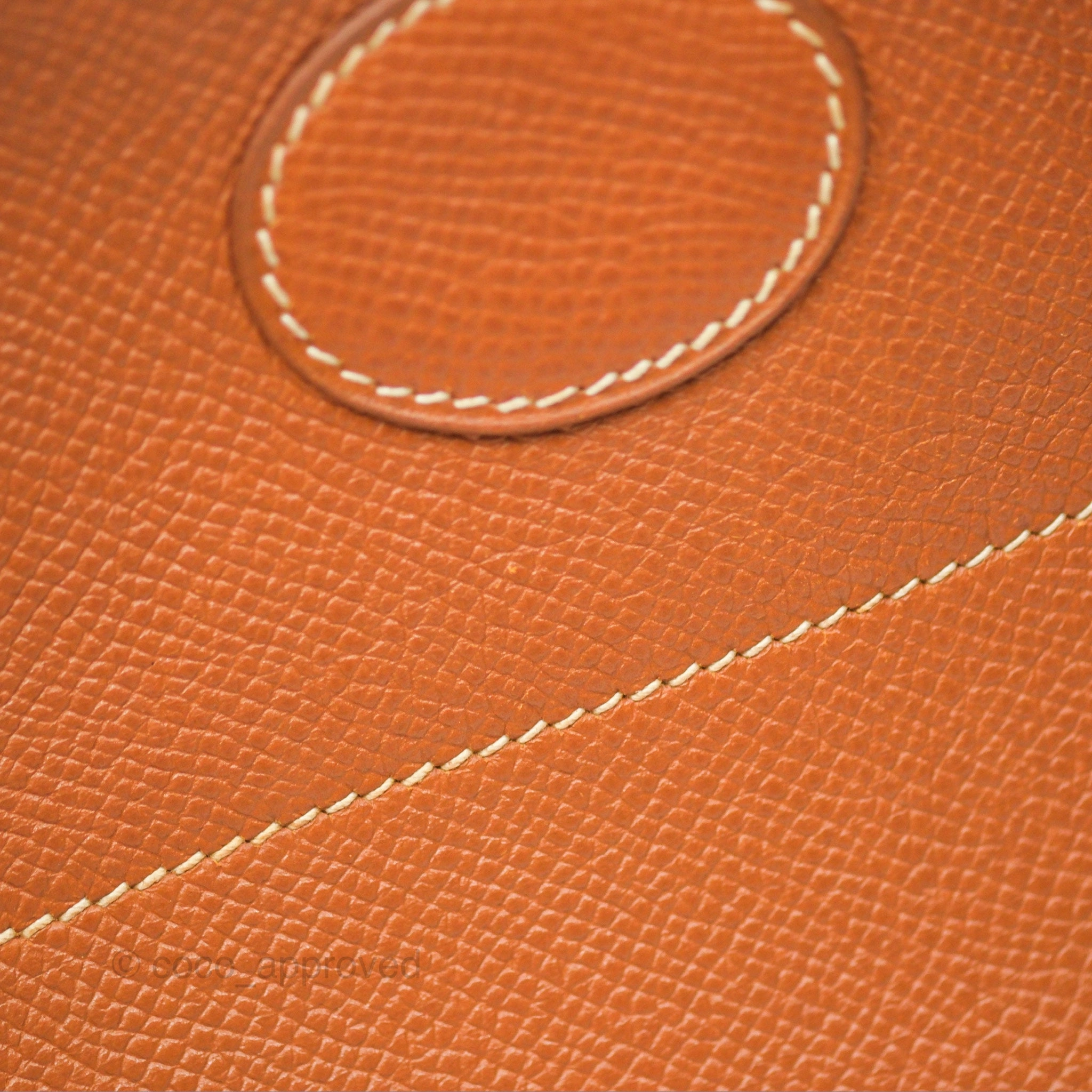 Herms Bolide 27 Gold Epsom Gold Hardware