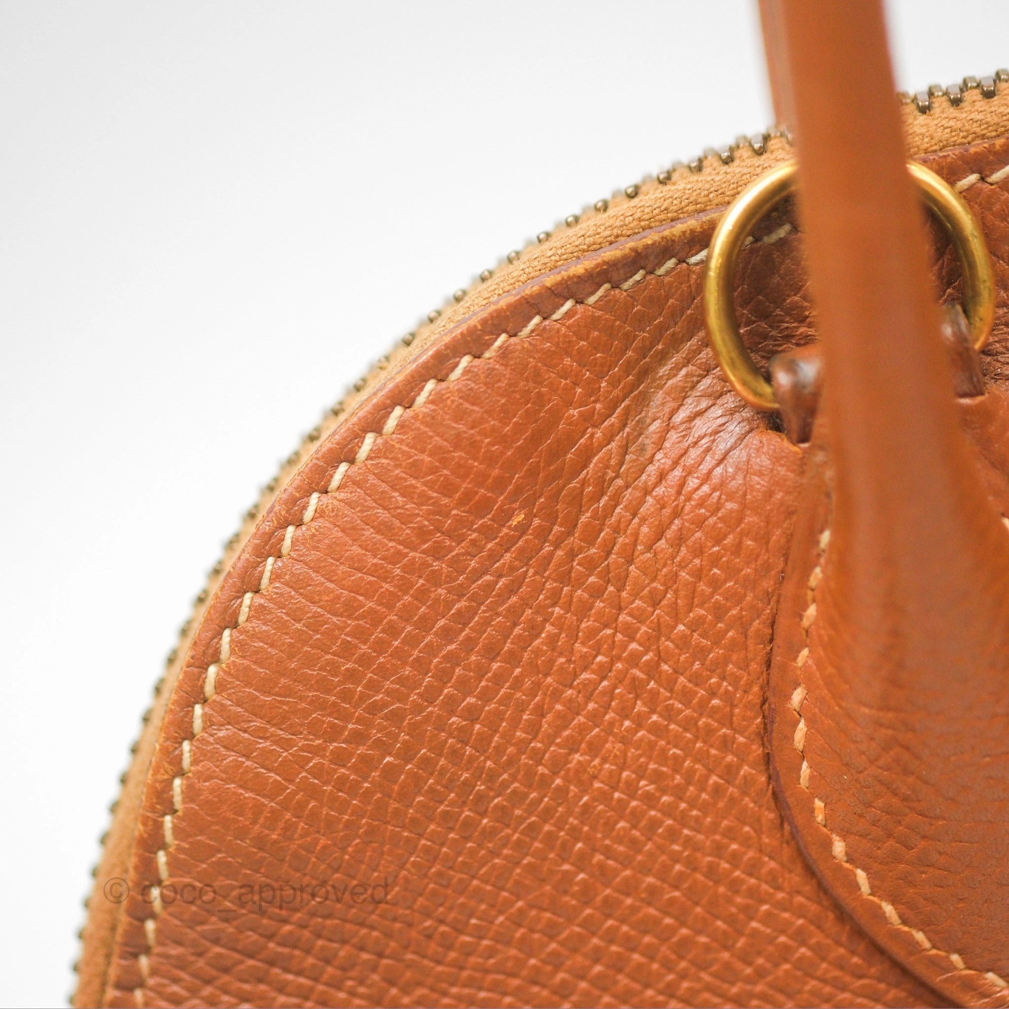 Herms Bolide 27 Gold Epsom Gold Hardware