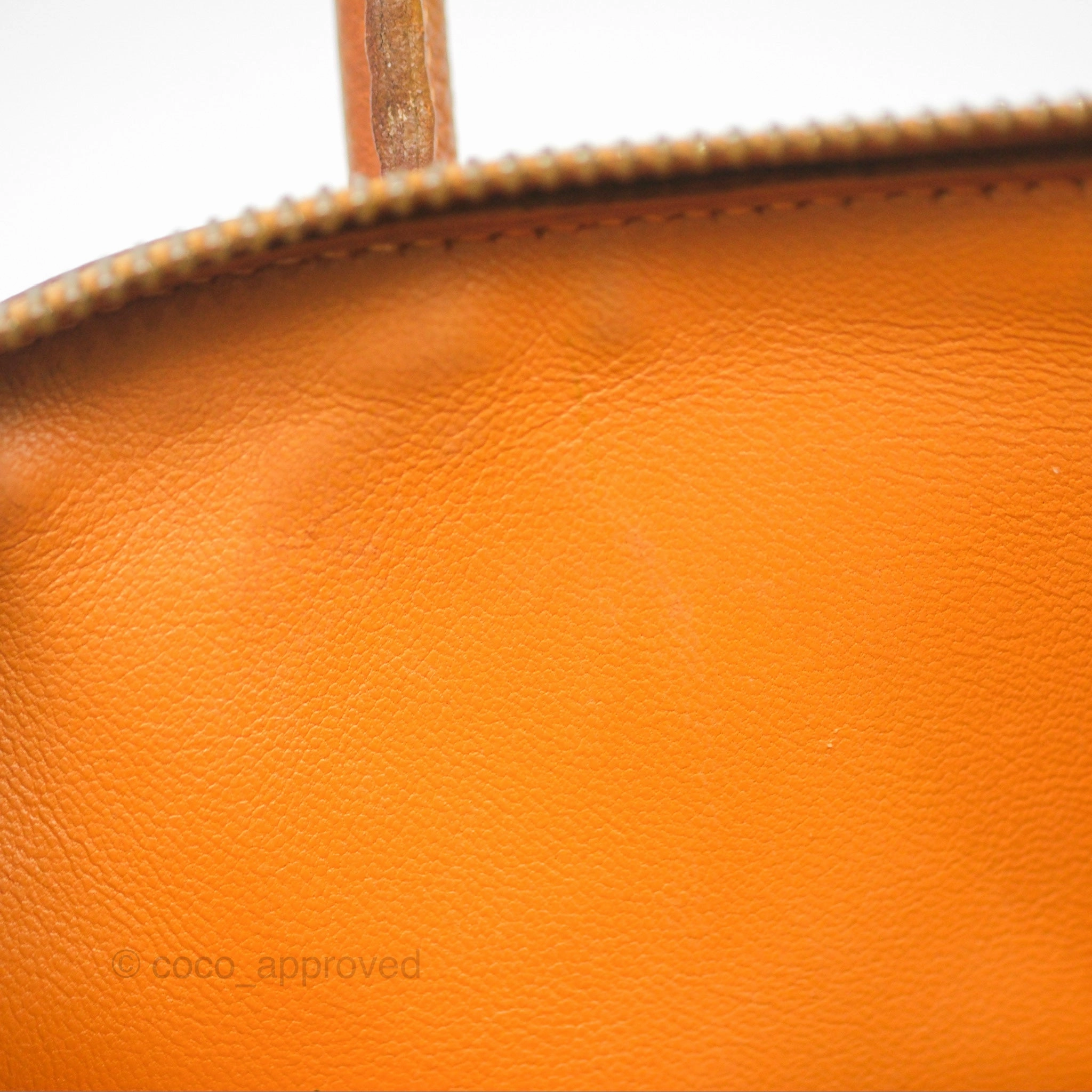 Herms Bolide 27 Gold Epsom Gold Hardware