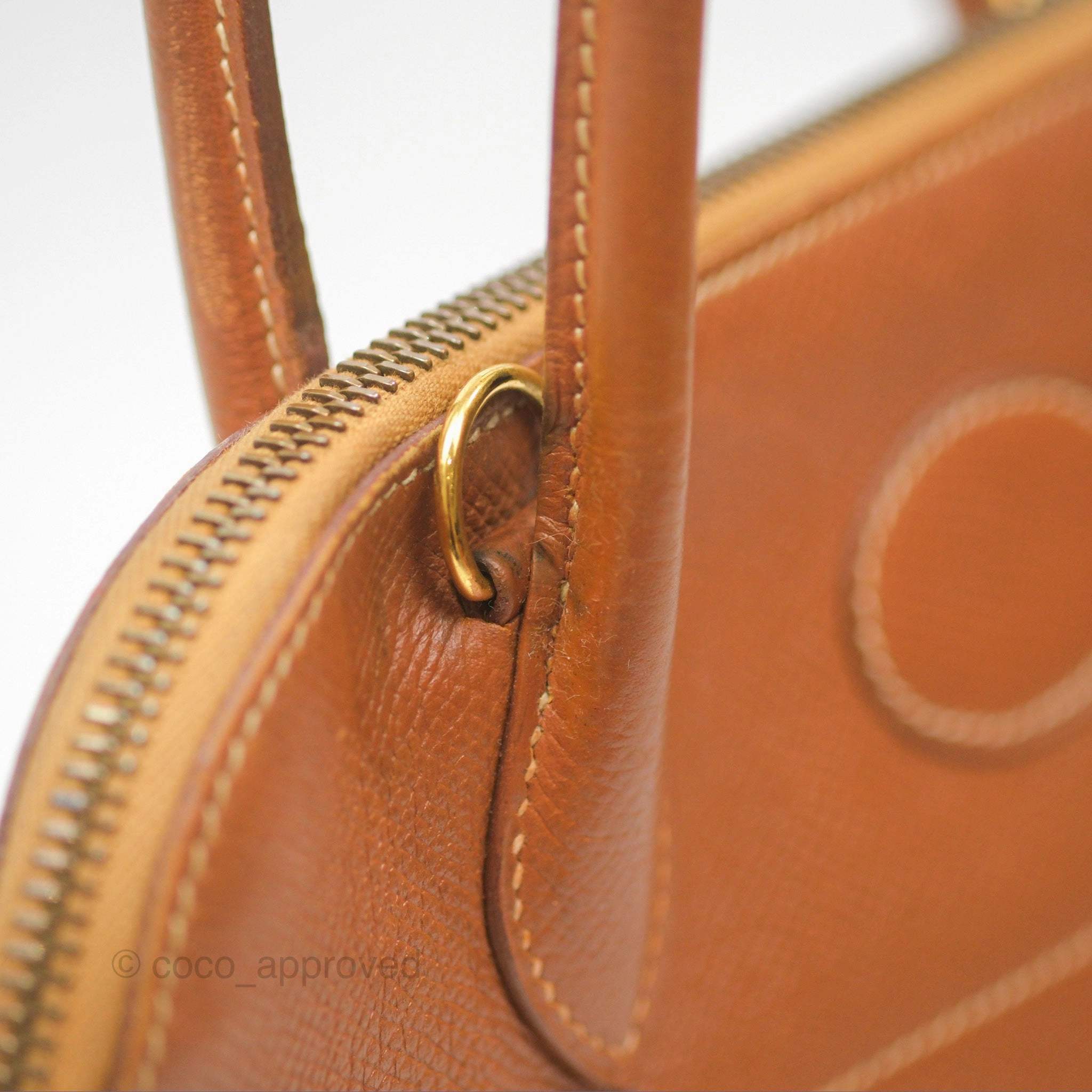 Herms Bolide 27 Gold Epsom Gold Hardware
