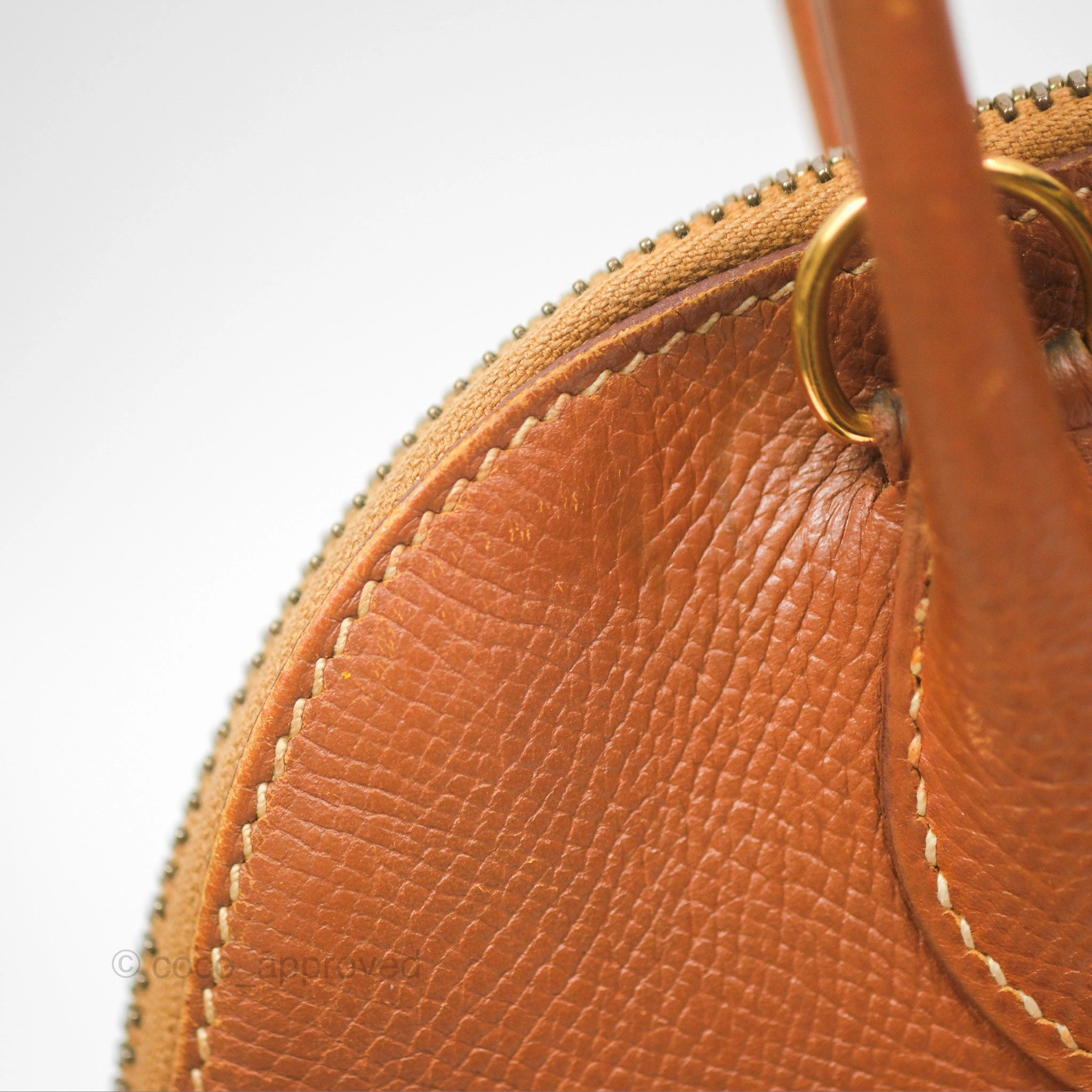 Herms Bolide 27 Gold Epsom Gold Hardware